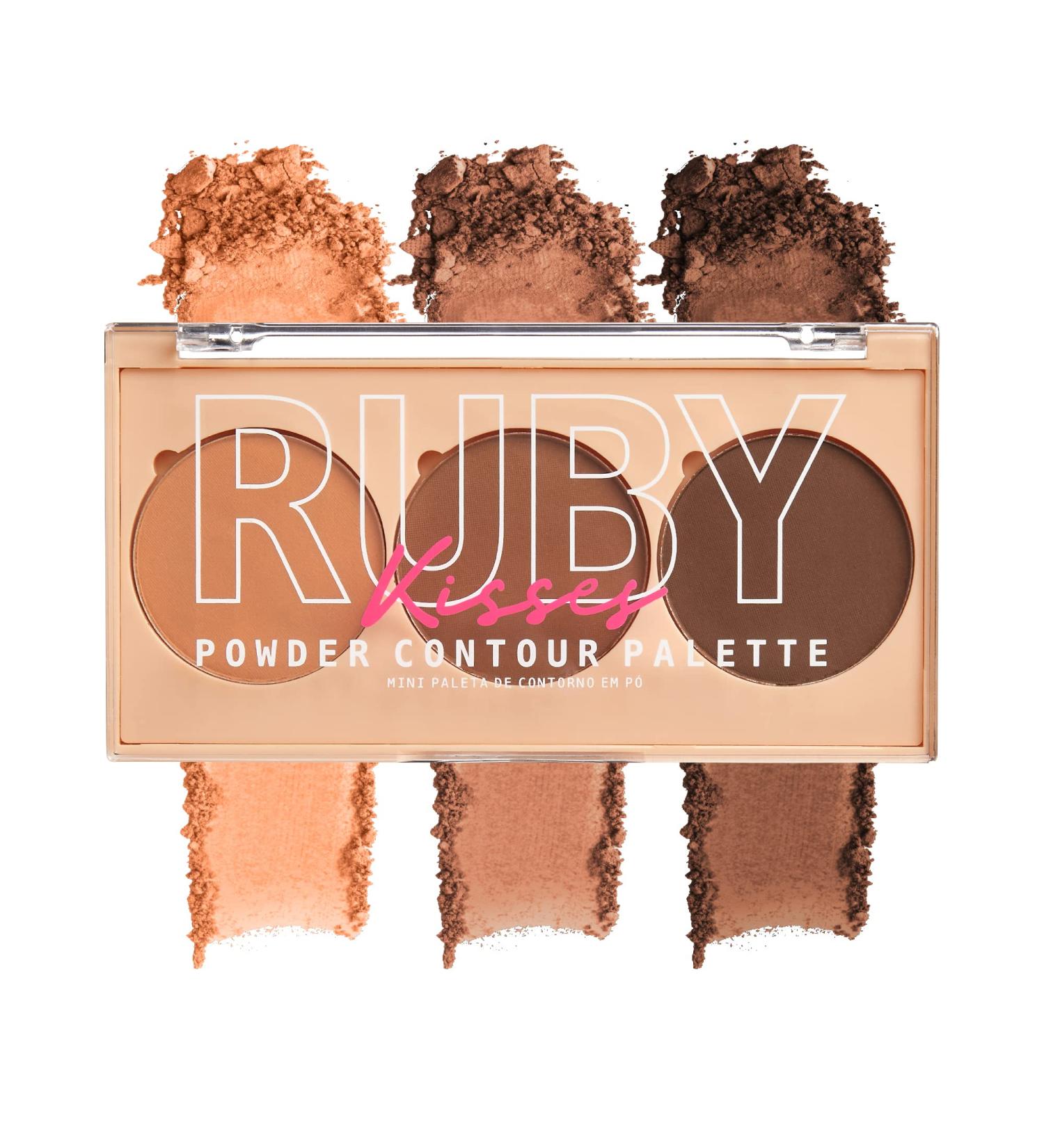 Ruby Kisses 3-in-1 Contour Palette - Long-Lasting and Easy to Blend Powder for All Skin Types - Buy Online on SooperMarket.com