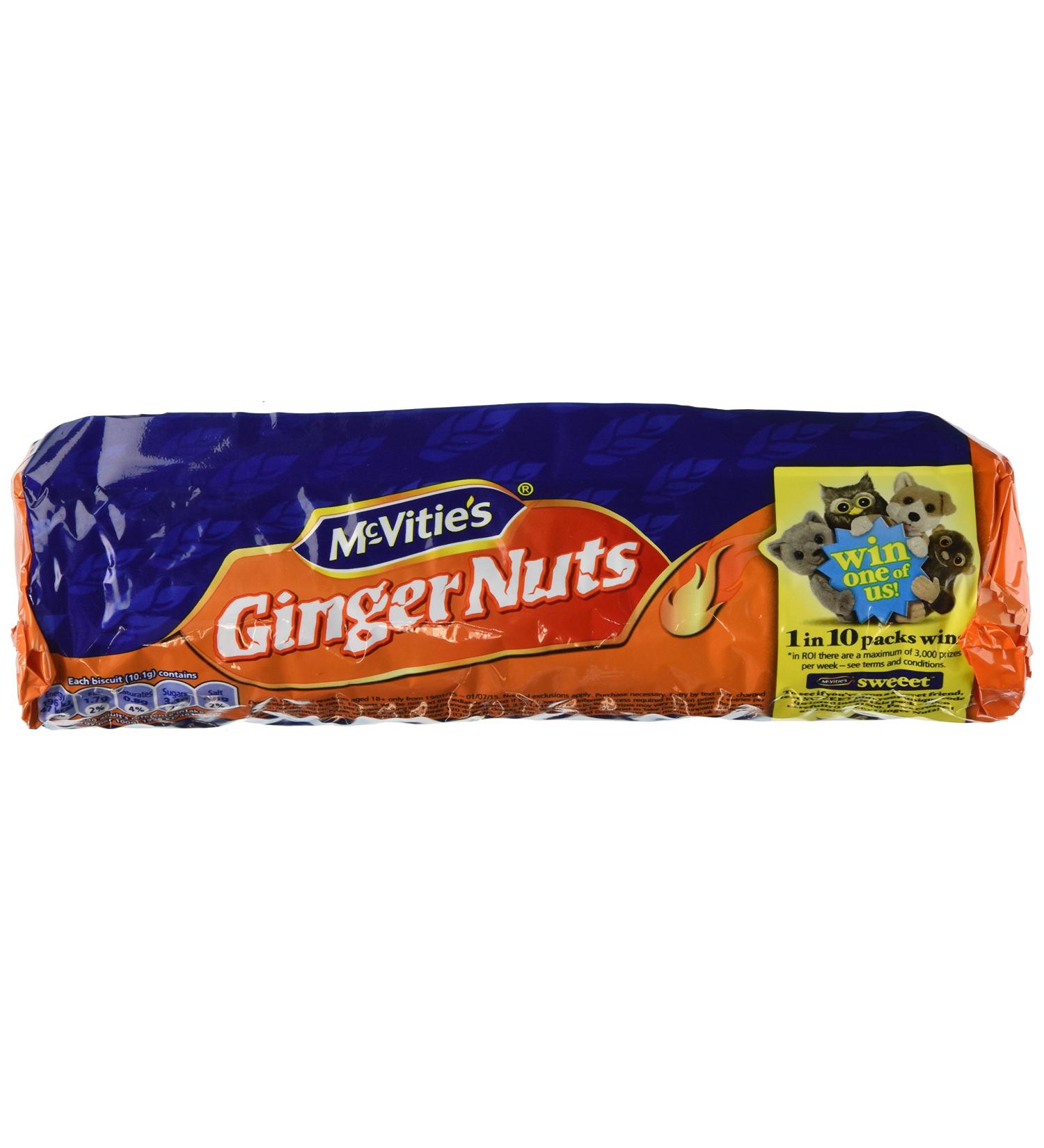 Mcvities Ginger Nuts 250 Gram - 8.81 Ounce (Pack of 6)