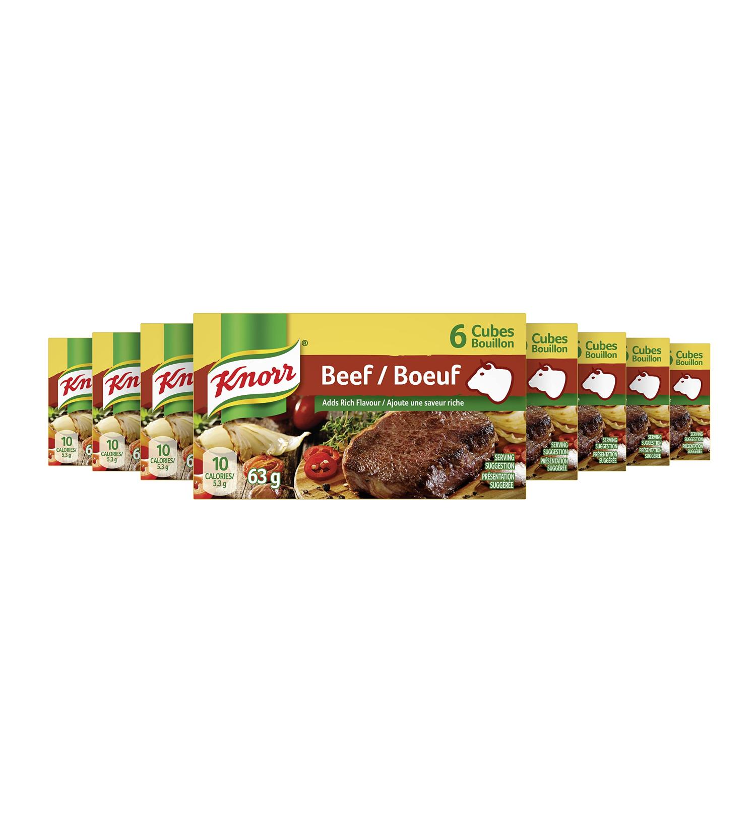 Knorr Bouillon Cubes for rich deep beef flavour Beef 63 g pack of 8 Beef 63 g (Pack of 8) - Buy Online on SooperMarket.com