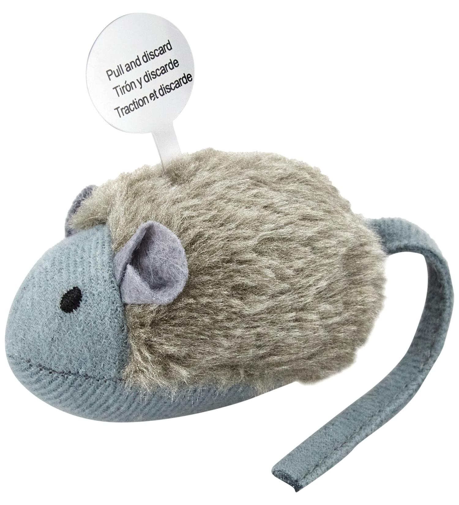 Nobby Plush Mouse with Voice - 15 cm | Soft Toy for Cats | International Shipping - Buy Online on SooperMarket.com