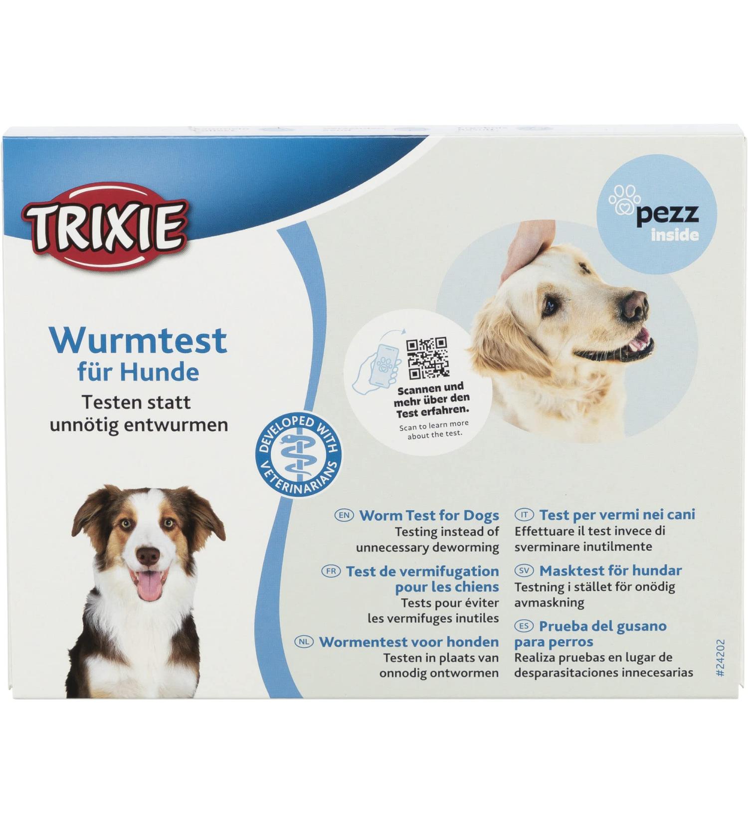 TRIXIE practical worm test for dogs for home use 19.5 15 2 cm - 24202