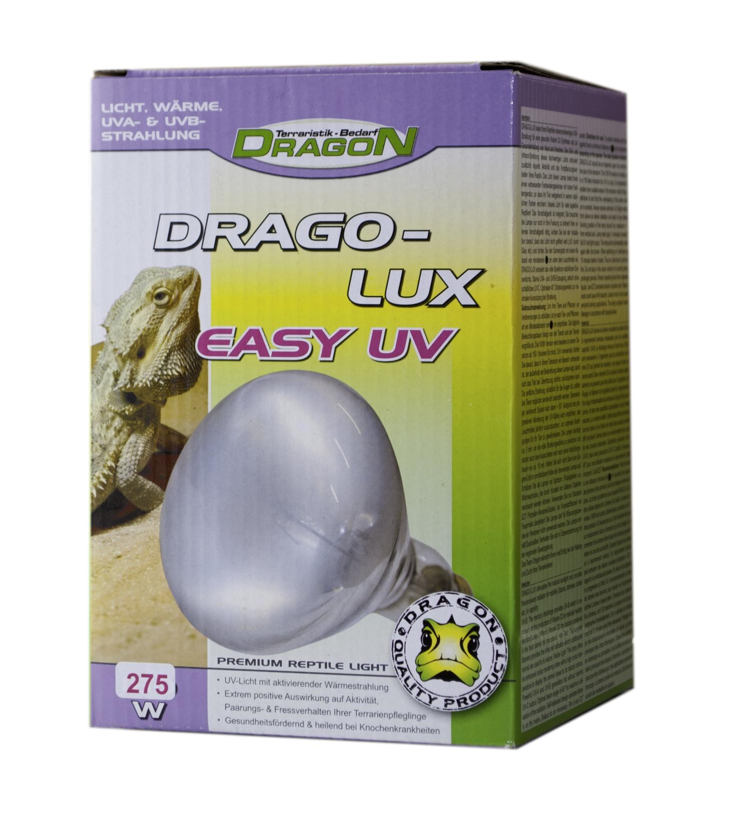 Buy Dragon DRAGO-LUX 275W UV Lamp - E27 Thread | High UVA & UVB Output for International Shipping - Buy Online on SooperMarket.com