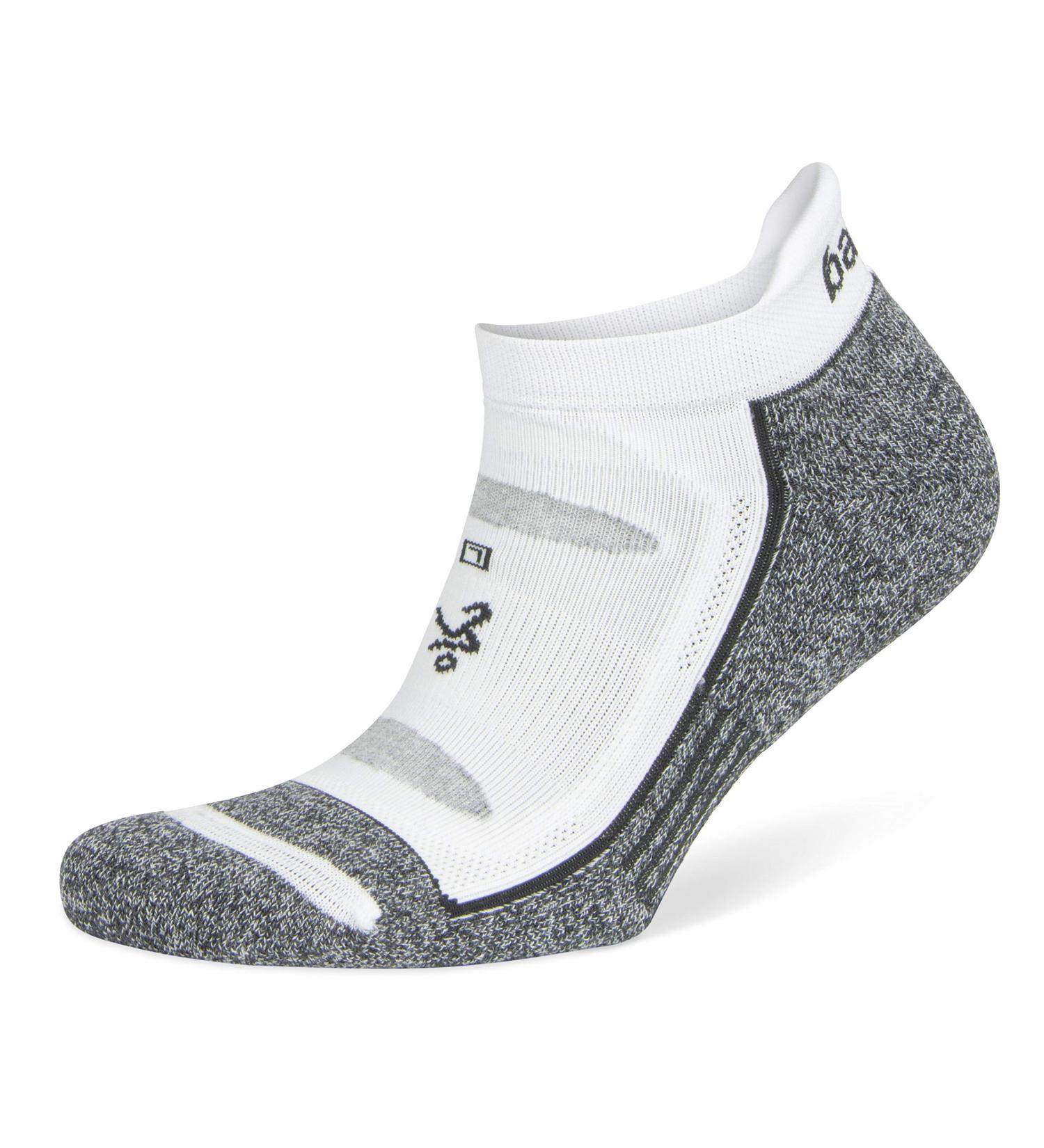 Blister Resist Performance No Show Running Socks - White/Grey (1 Pair) | Men & Women | Size Medium - Buy Online on SooperMarket.com