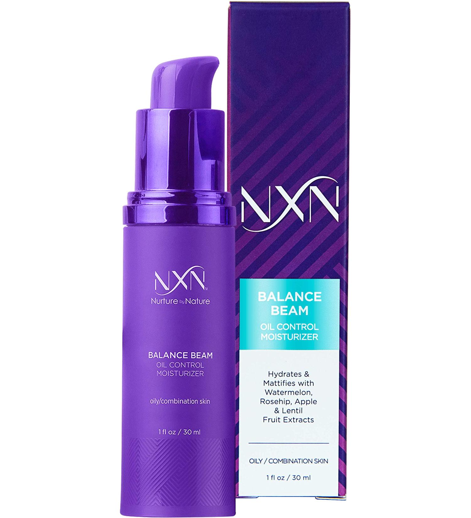 NxN Oil Control Moisturizer | Balancing Watermelon & Rosehip Face Lotion | USA Made | Natural Ingredients for Oily & Dry Skin | 1oz - Buy Online on SooperMarket.com