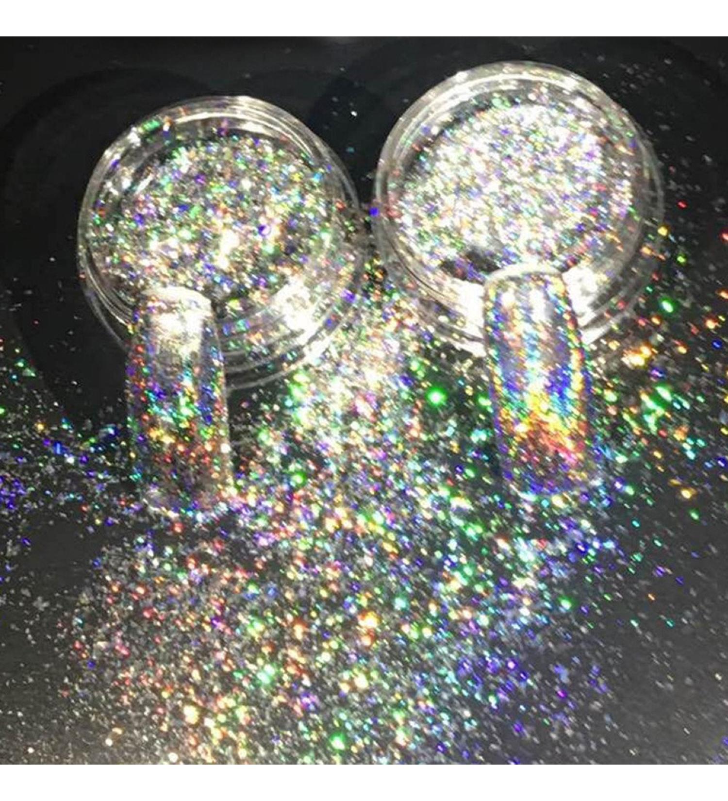 Joyeee Nail Art Magic: Super Shiny Laser Rainbow Chameleon Mirror Chrome Glitter Powder for DIY Nail Decoration - Perfect for Nail Tips & Makeup - Buy Online on SooperMarket.com