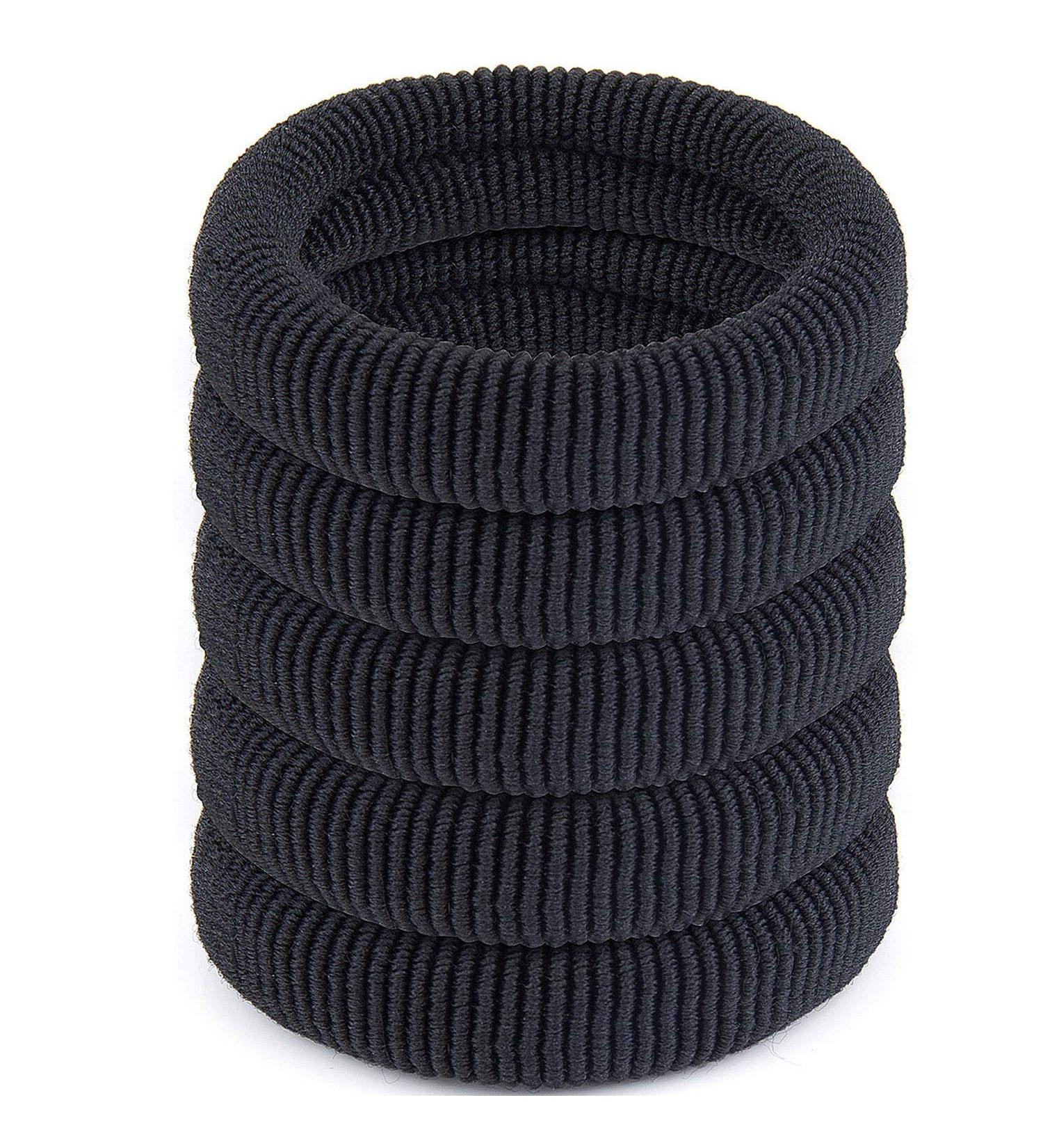 50 Pieces Hair Bands for Girls | ZWOOS Non-Metal Elastic Hair Ties for Thick Heavy Long & Curly Hair - International Shipping Available - Buy Online on SooperMarket.com