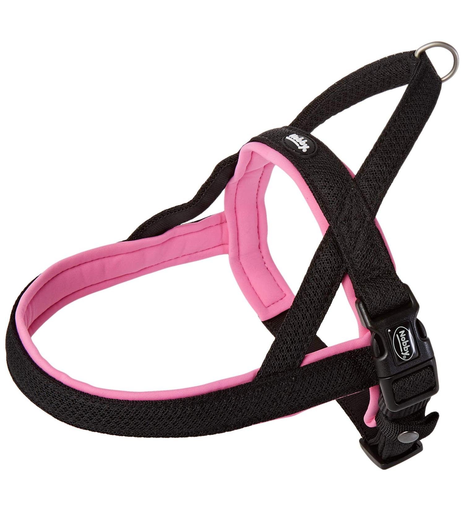 Nobby Norwegian Harness Mesh Preno - Pink Adjustable L: 38-50 cm 20/25 mm Pack of 6 - Lightweight & Comfortable - Buy Online on SooperMarket.com