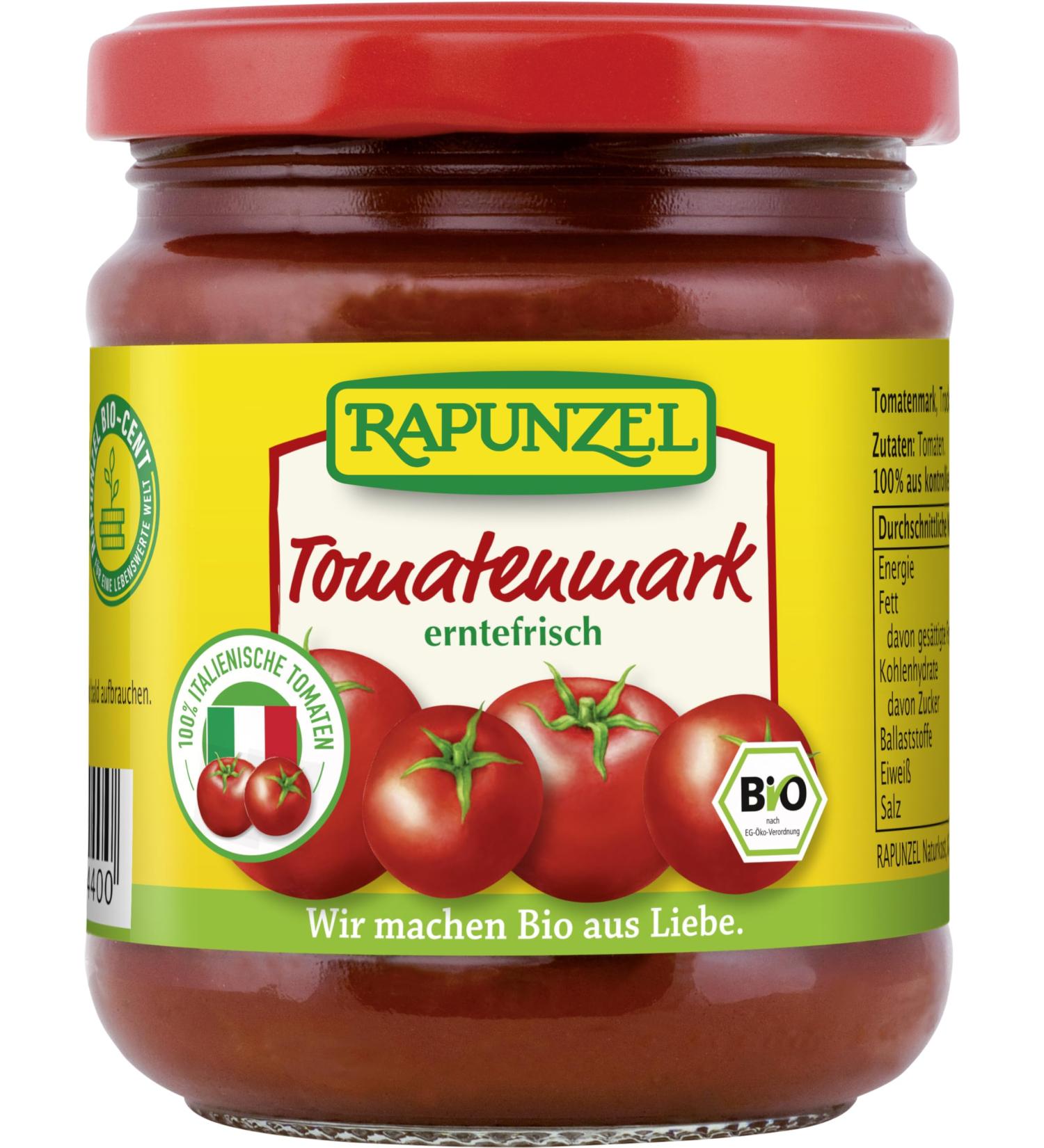 Rapunzel organic tomato paste single concentrated 22% dry matter (2 x 200 gr)