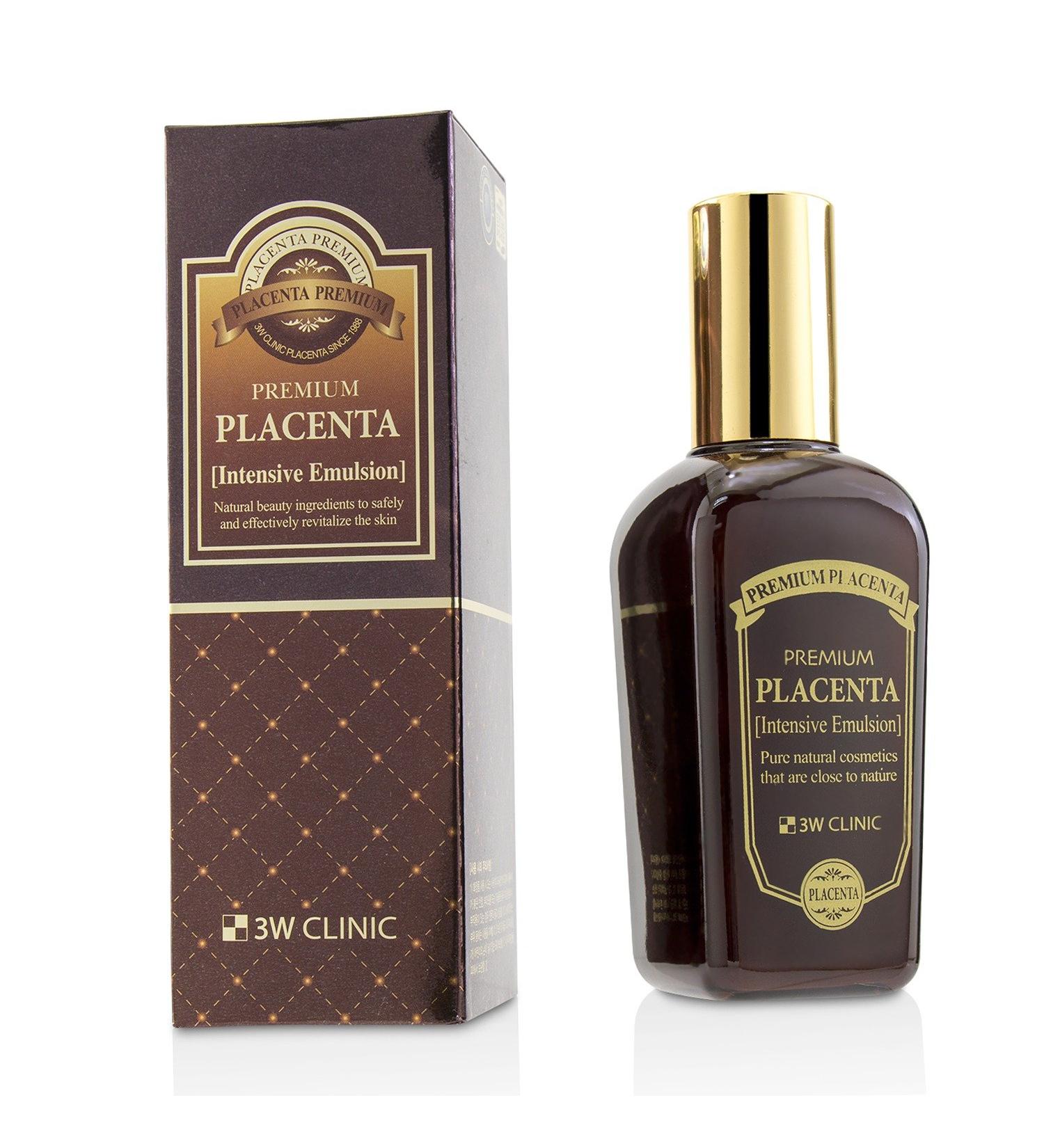 3W Clinic Korea Premium Placenta Age Repair Emulsion 145ml - Official Miss Korea Beauty Pageant Product | Anti-Aging Skincare - Buy Online on SooperMarket.com
