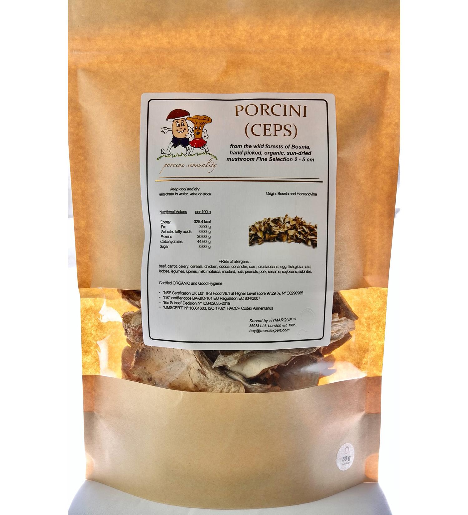 Sun Dried Porcini (Ceps) Luxury Choice - Extra Premium Quality (300) 300.0 grams - Buy Online on SooperMarket.com