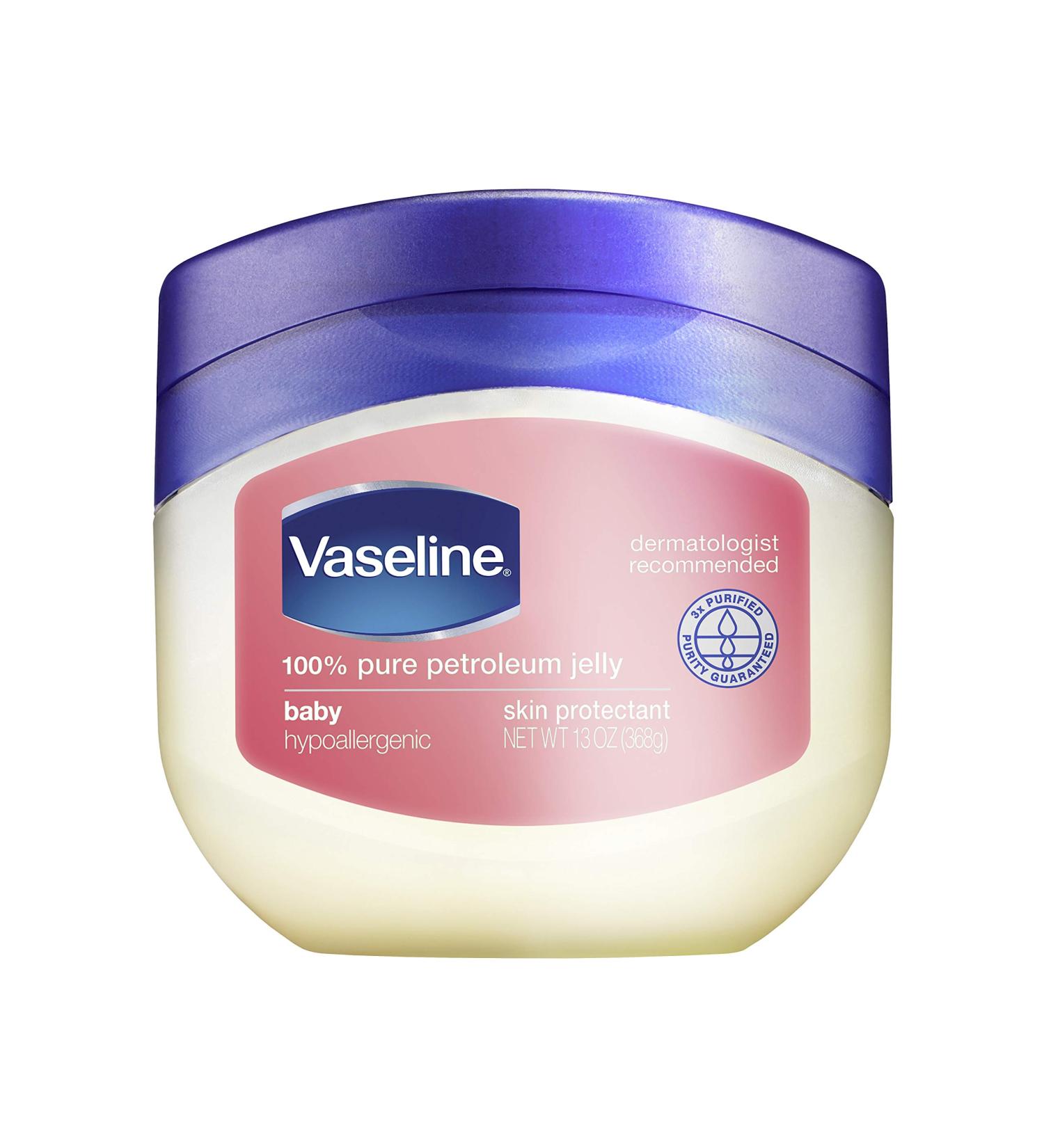 Vaseline Petroleum Jelly for Babies | Hypoallergenic Skin Care for Dry Skin & Diaper Rash - 13 oz - Buy Online on SooperMarket.com