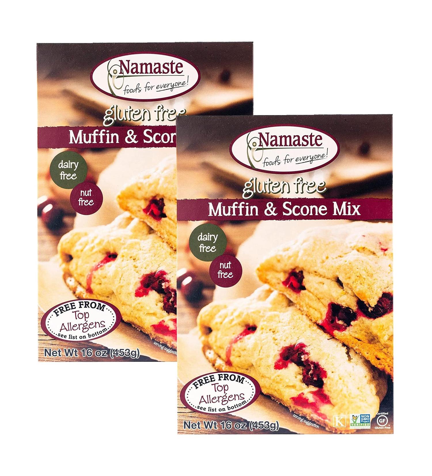 Namaste Foods Gluten Free Muffin & Scone Mix 16 oz. (Pack of 2) - Buy Online on SooperMarket.com