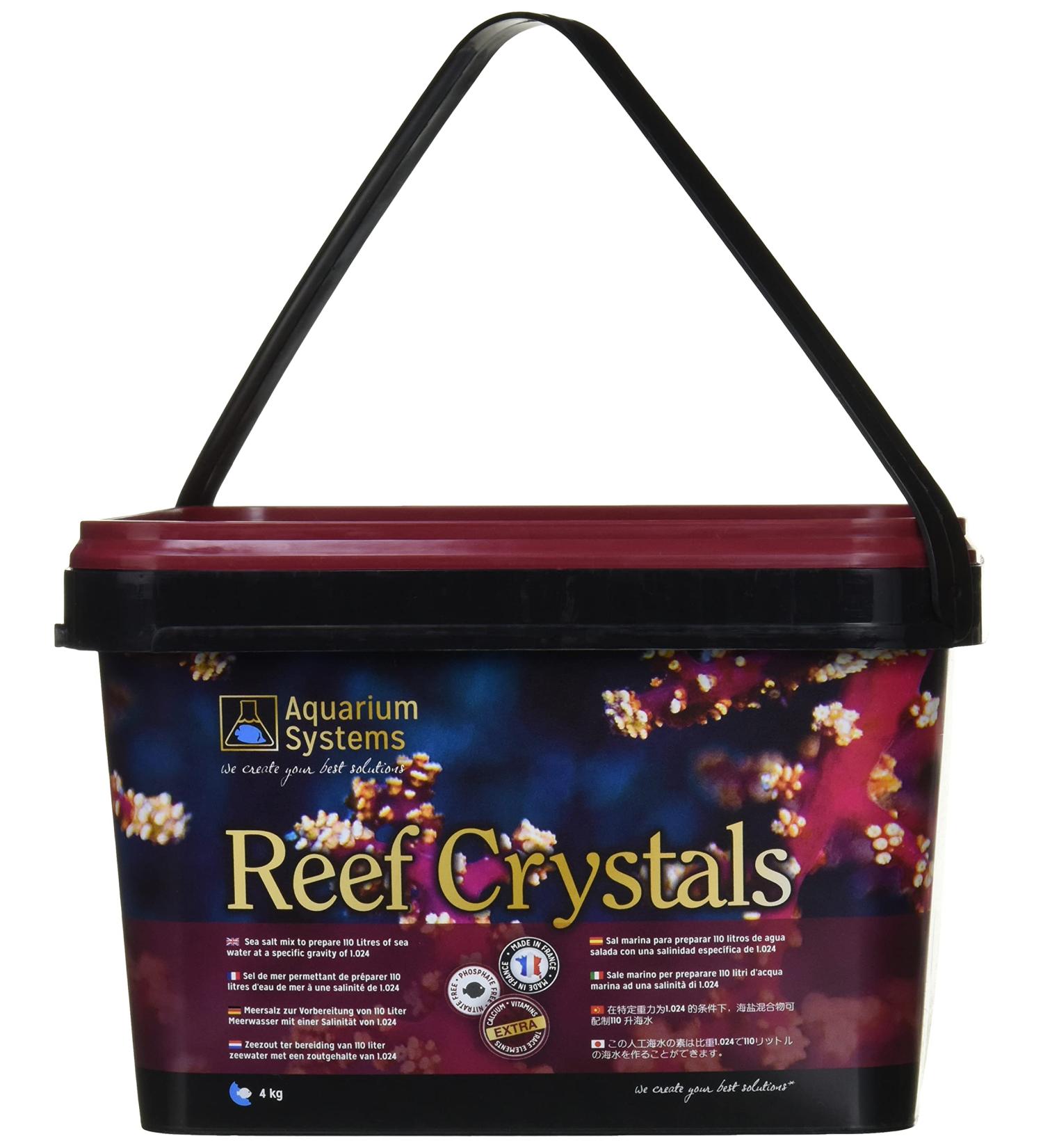 Aquarium Systems 2010002 Reef Krystal Sea Salt for Hard Corals - 4kg | Premium Marine Aquatic Solution - Buy Online on SooperMarket.com