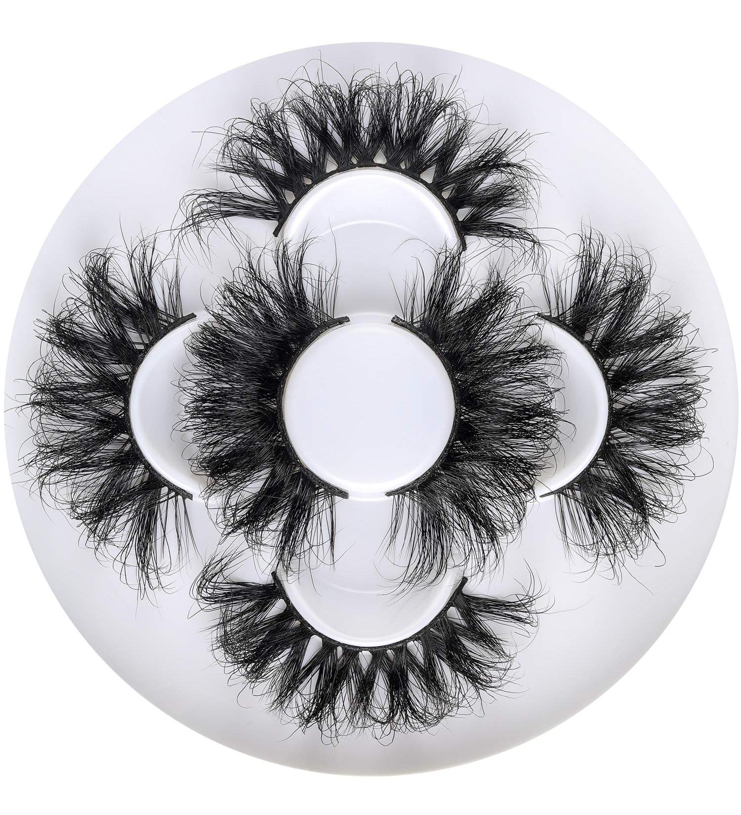25mm 3D Mink Lashes Full Volume Mink Eyelashes Fluffy Volume Dramatic 25mm Mink Lashes Extension Cruelty-free Siberian Mink Strip Eyelashes (06 61 82 mix)â¦â¦â¦â¦ y-3-06 - Buy Online on SooperMarket.com