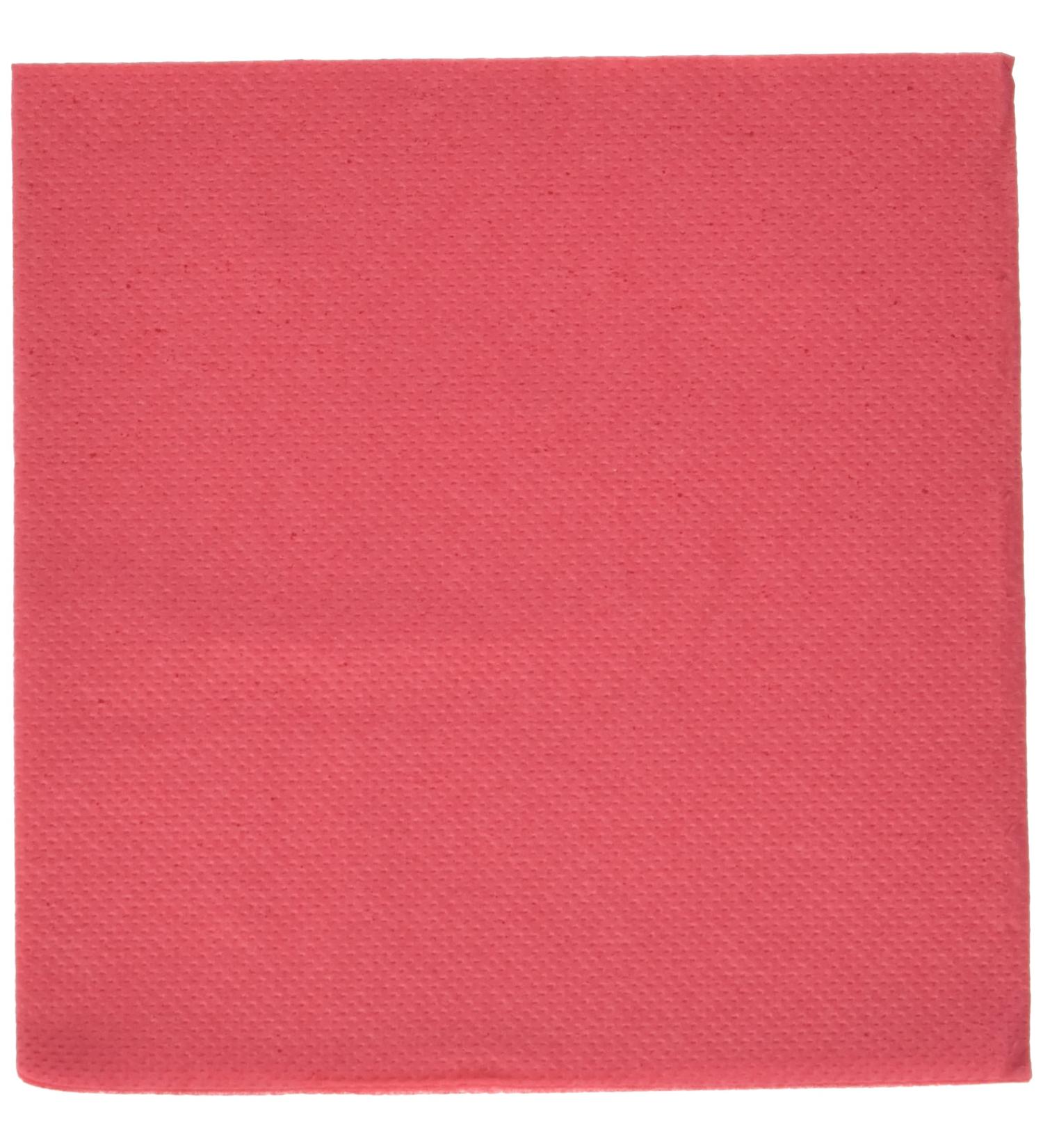 Buy FSC Certified Red Paper Napkins - Recyclable & Biodegradable - 50 Pack - 24x24 cm - Le Nappage - Buy Online on SooperMarket.com