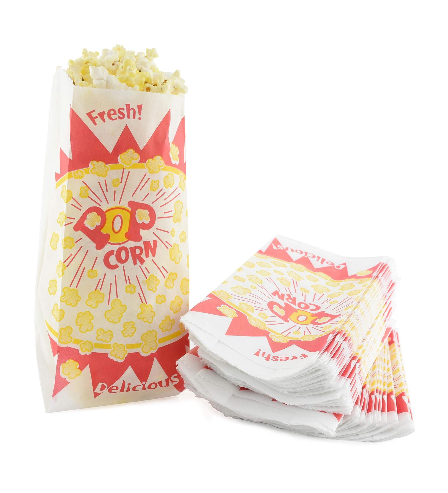1 oz. Popcorn Bag, Burst Design, 1000 per Case