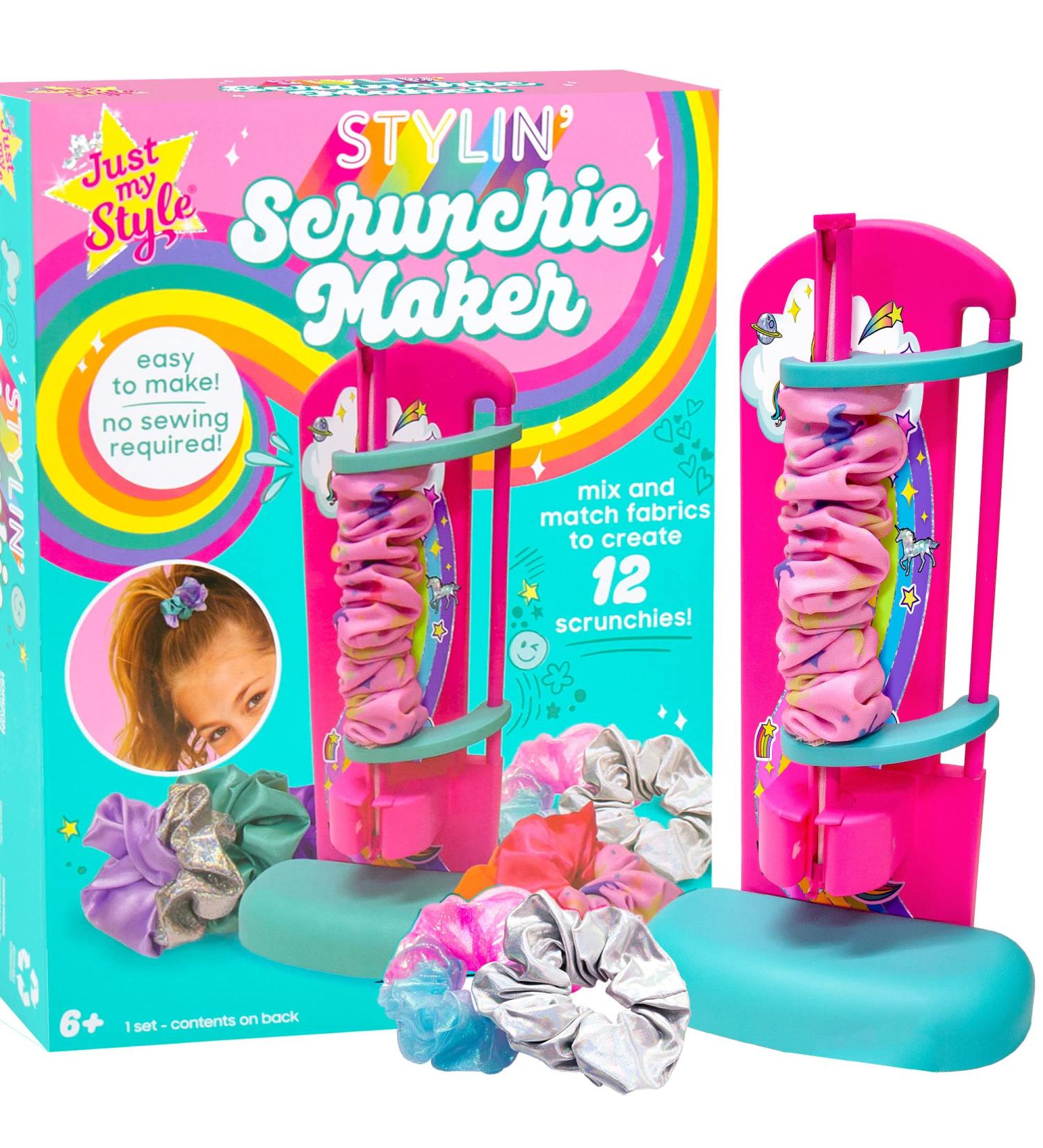 DIY Scrunchie Maker Kit with Gemstones - Design Colorful Satin Hair Bands - Horizon Group USA - Buy Online on SooperMarket.com