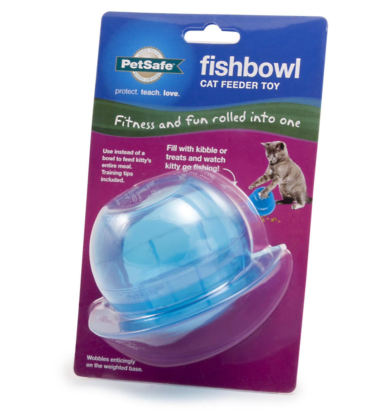 PetSafe Fishbowl Cat Toy - Interactive Food Dispensing Toy for Cats - Buy Online on SooperMarket.com