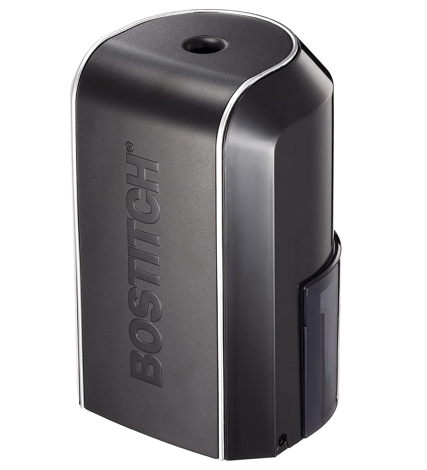 Bostitch Electric Pencil Sharpener | Powerful Motor | Prevents Over-Sharpening | Black (EPS5V-BLK) - Buy Online on SooperMarket.com