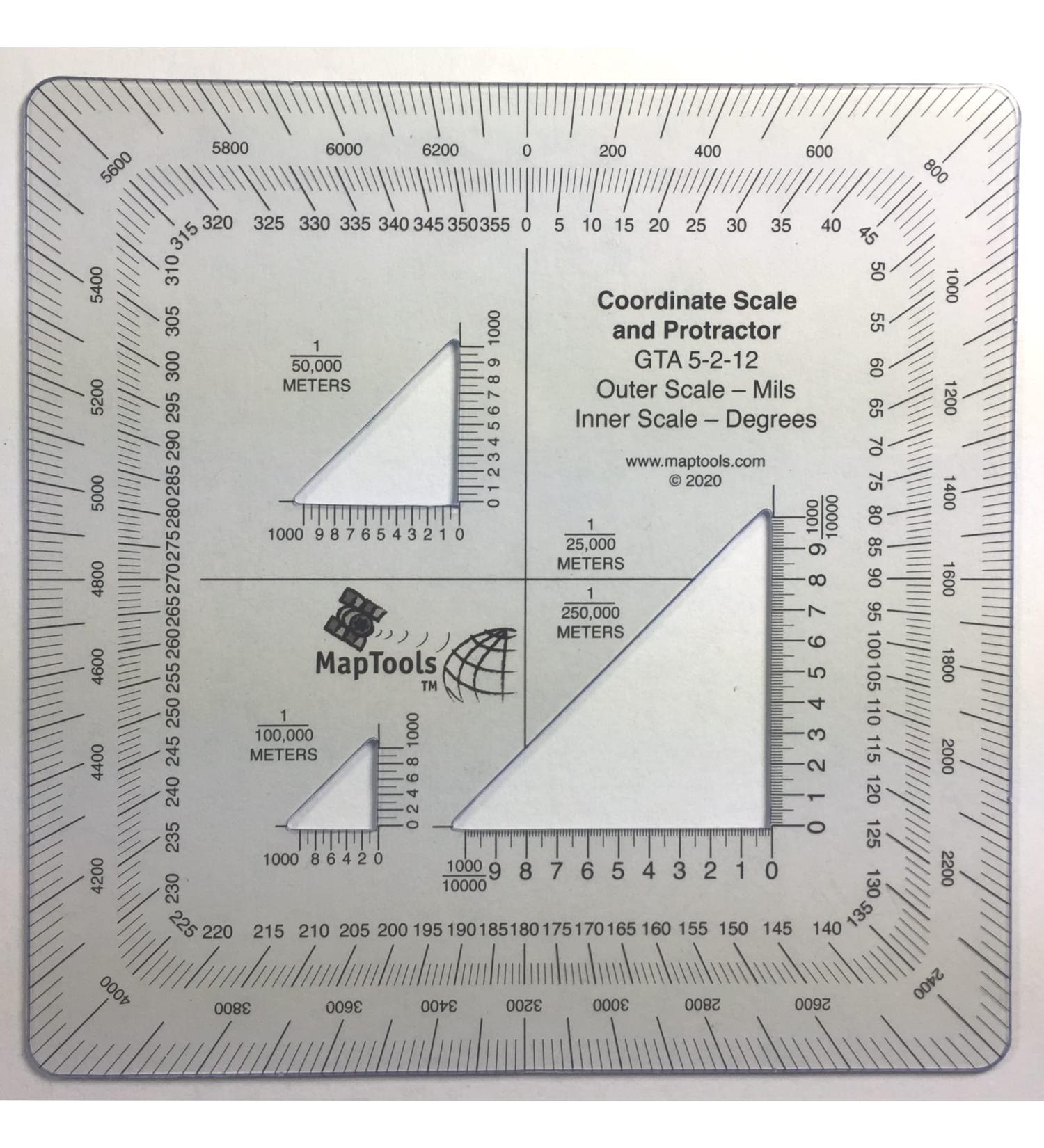 MapTools Military Style UTM/MGRS Coordinate Scale - Buy Online on SooperMarket.com