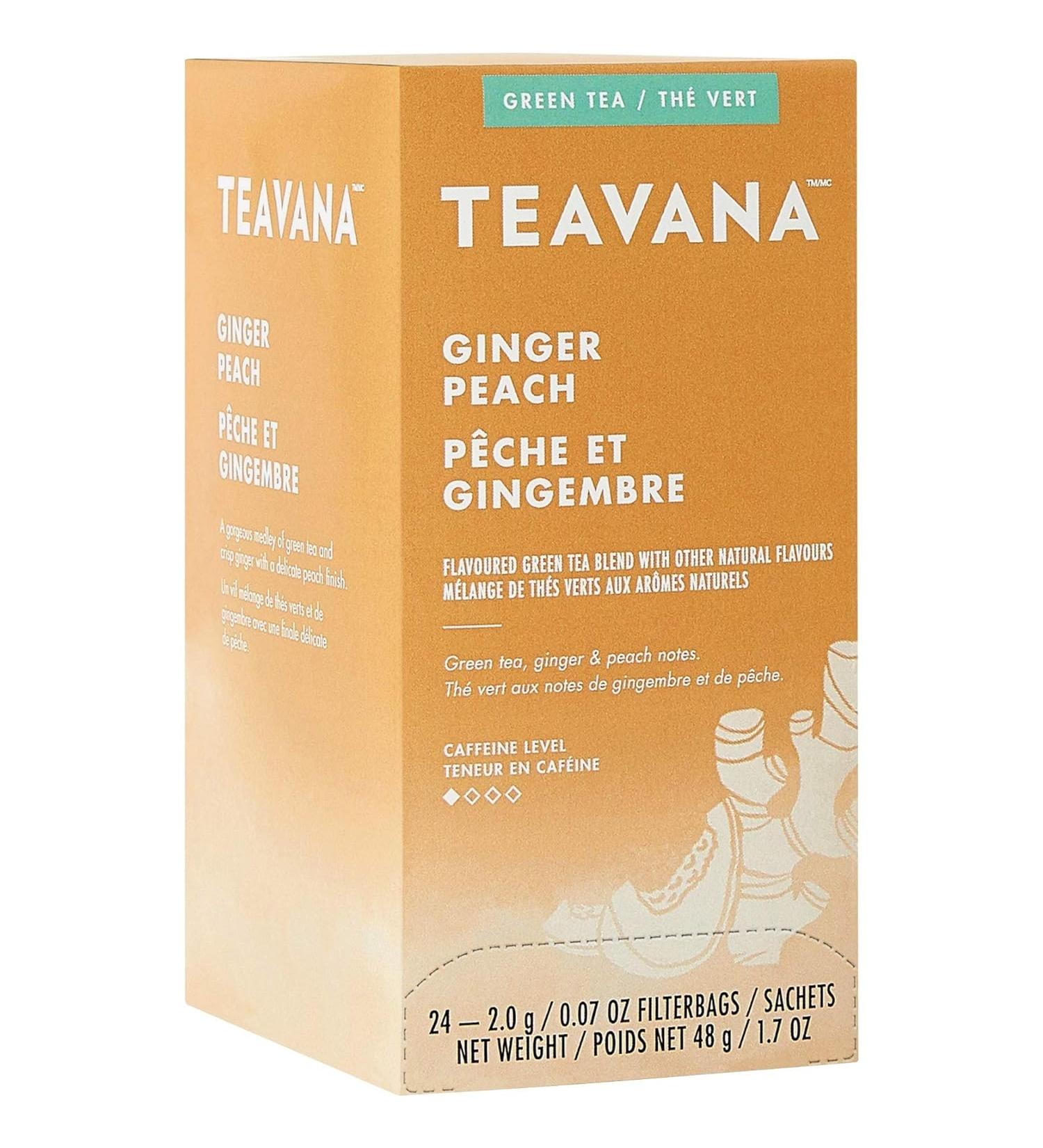 Teavana Ginger Peach Green Tea - 24 Bags | SBK12434017 - Buy Online on SooperMarket.com
