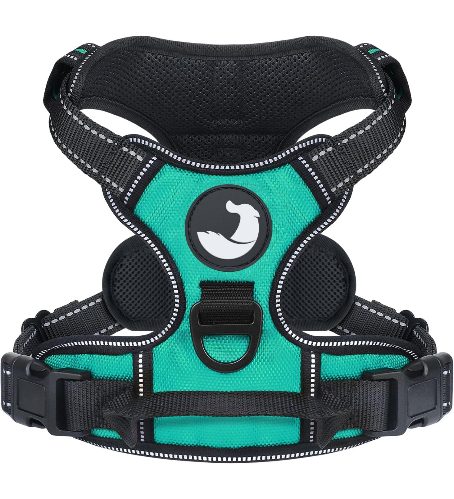 Buy Joytale Reflective Dog Harness for Small Dogs - Soft Padded Adjustable & Breathable - Safe Control Handle - Turquoise - 1 Pack - Buy Online on SooperMarket.com