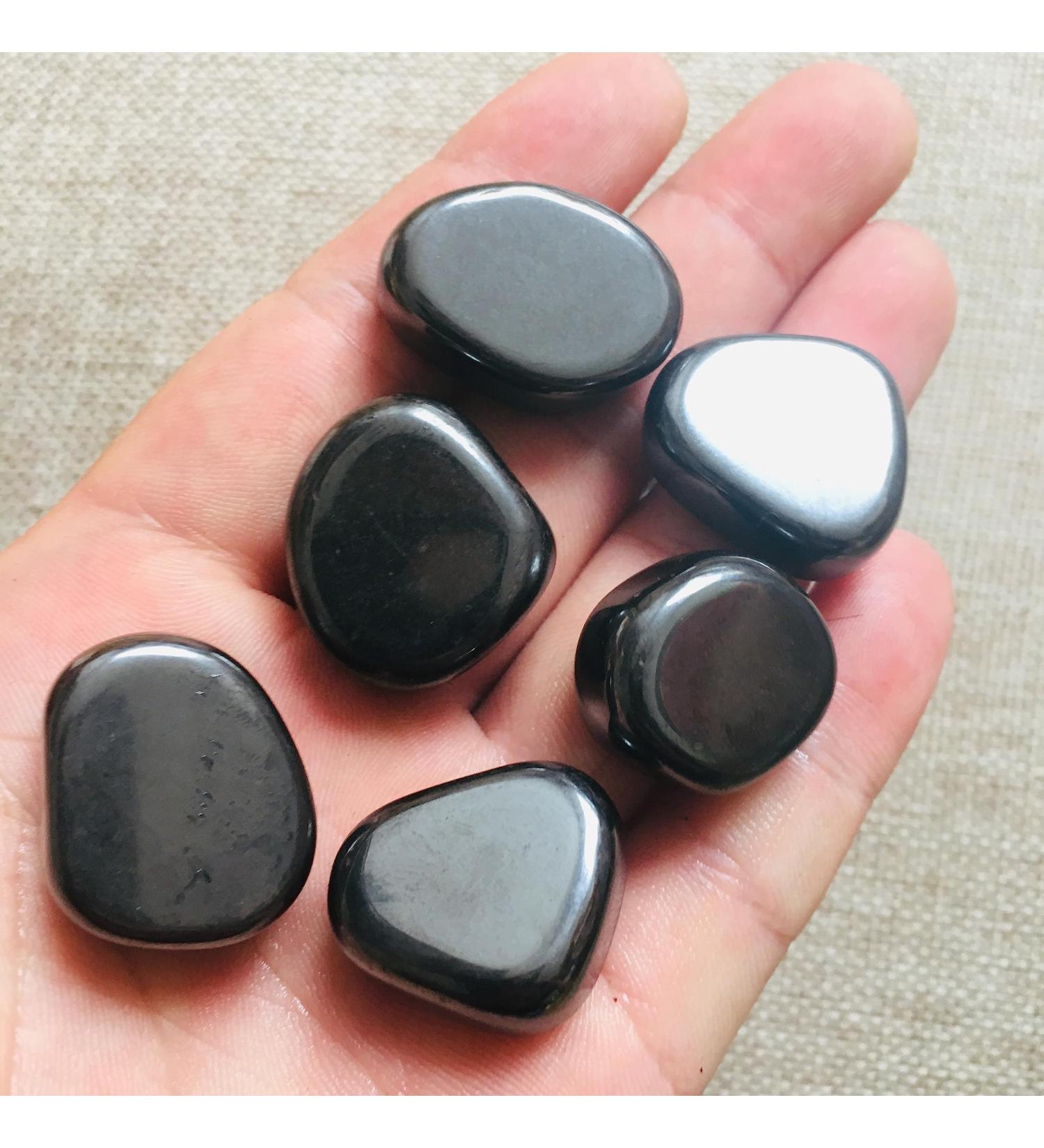 Natural Crystal Rough 6pc Natural Stones Bulk Hematite Tumbled Stone Crystal Stones - Buy Online on SooperMarket.com