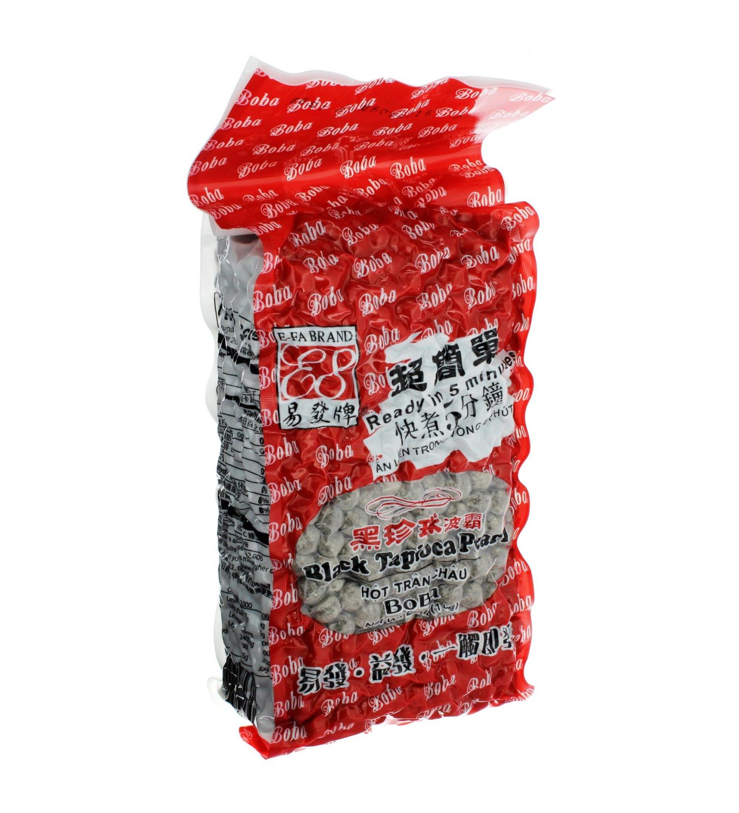 Black Bubble Tea Boba Tapioca Pearl 2.2LB - Pack of 2 | High-Quality Ingredients - Buy Online on SooperMarket.com