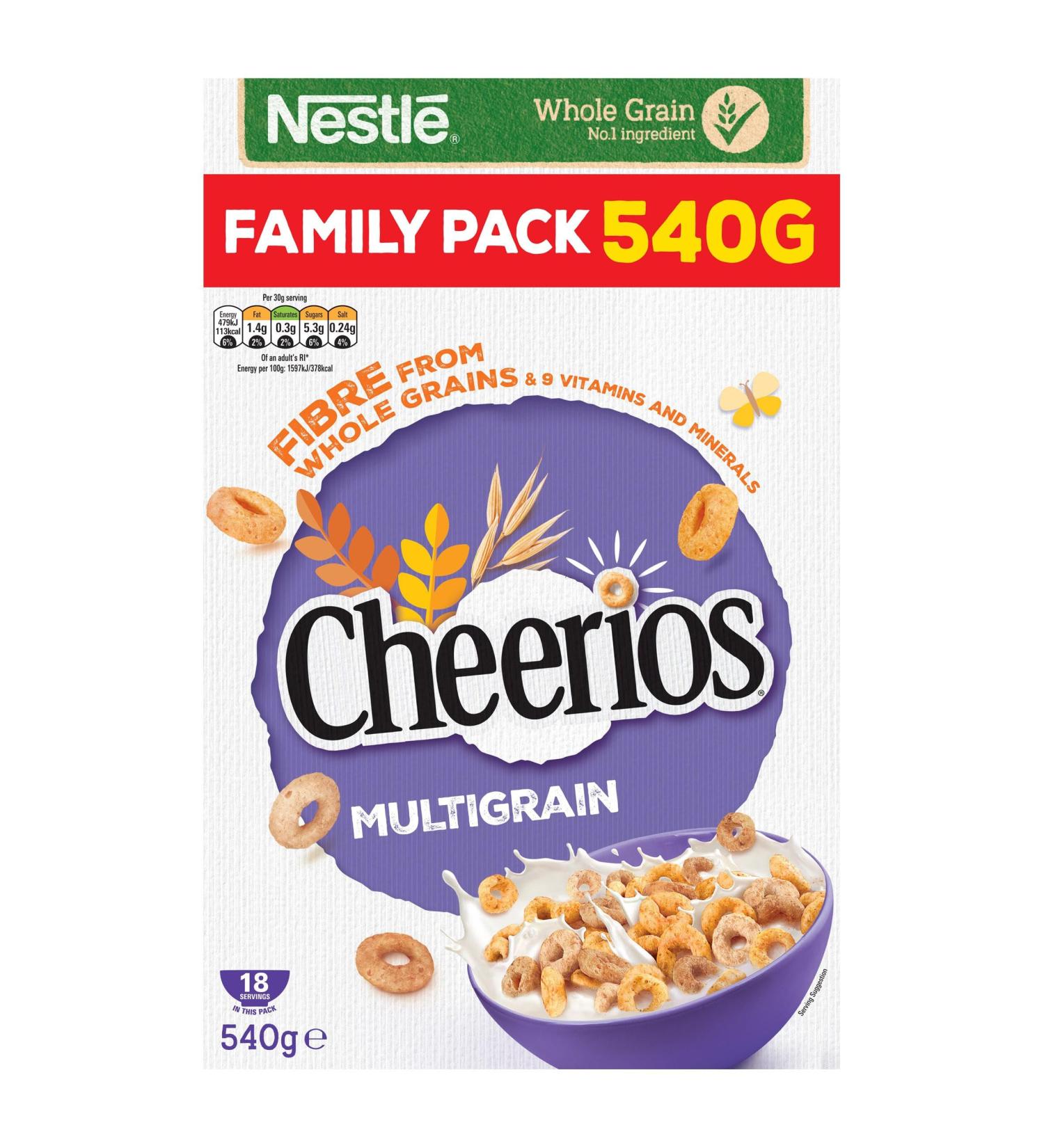 Nestle Cheerios Multigrain 540g