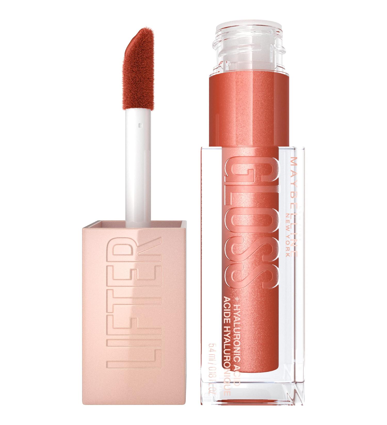 Maybelline Lifter Gloss Hydrating Lip Gloss with Hyaluronic Acid - Sand Rose Neutral - 0.18 Fl Oz - Buy Online on SooperMarket.com