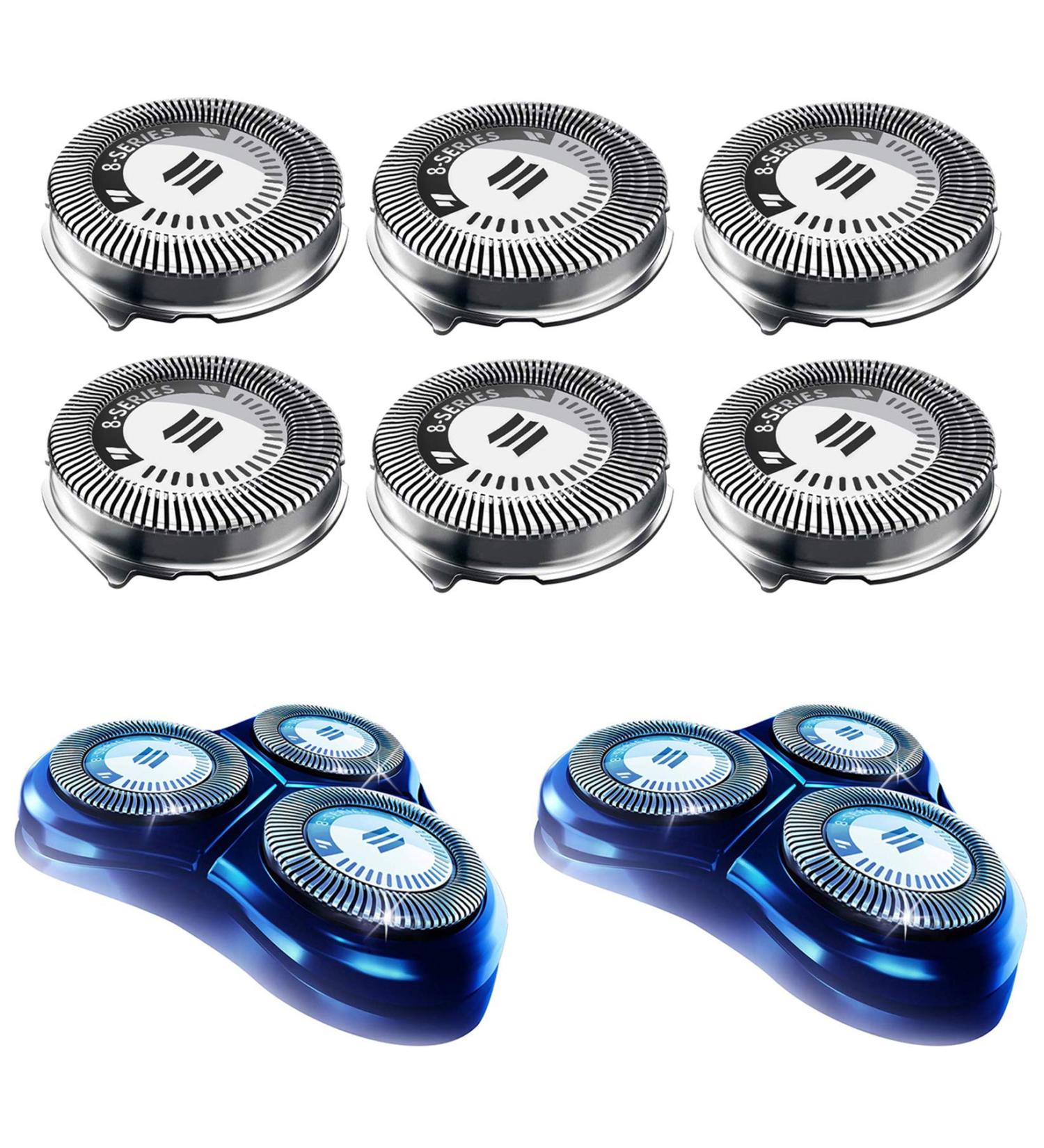 Philips Norelco Shavers HQ8 Replacement Heads - 6-Pack Upgraded OEM HQ8 Heads - Buy Online on SooperMarket.com