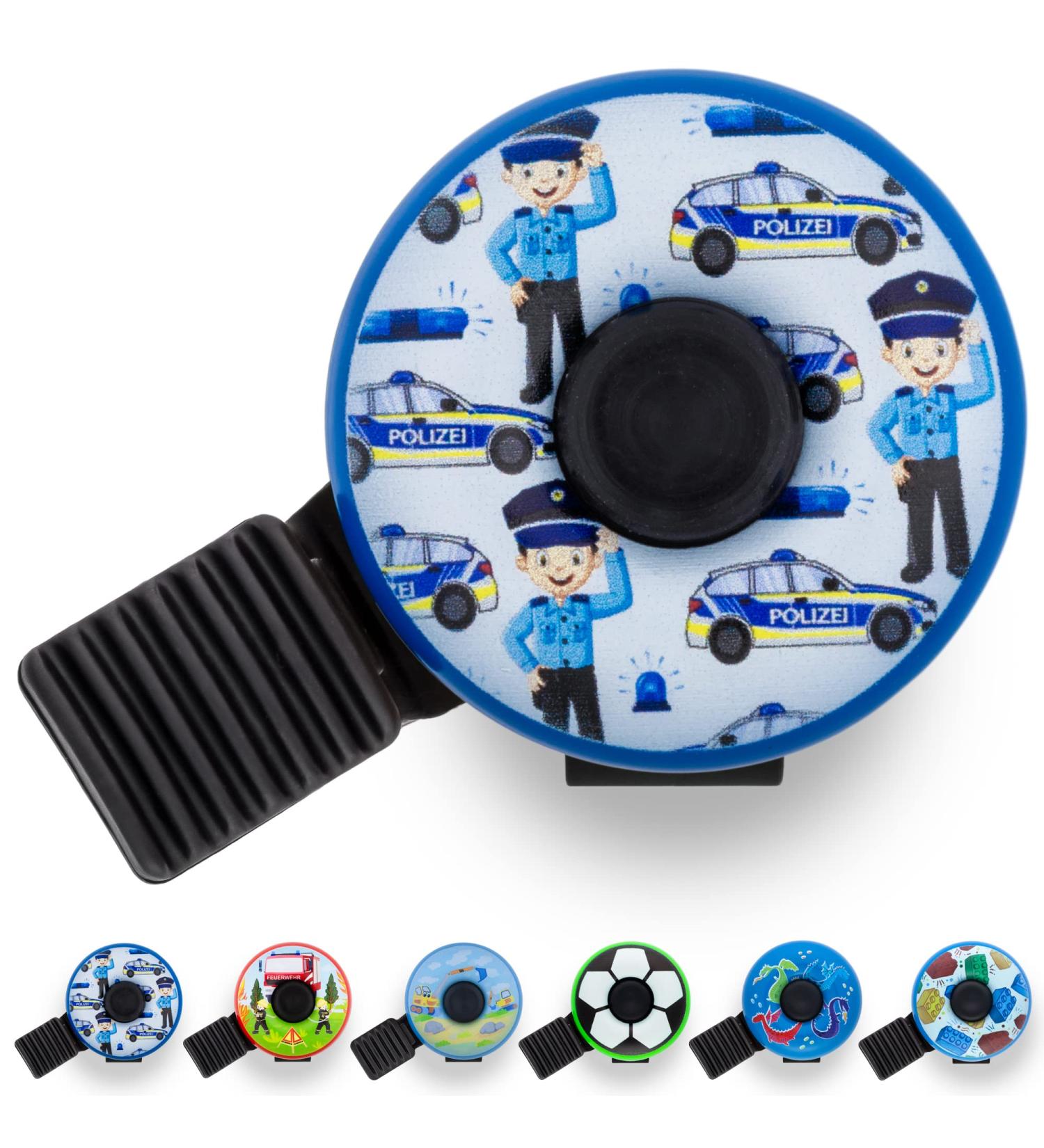 Shop Fun Bicycle Bells for Kids - Police & Blue Designs for Boys | Children's Bike Accessories - Buy Online on SooperMarket.com