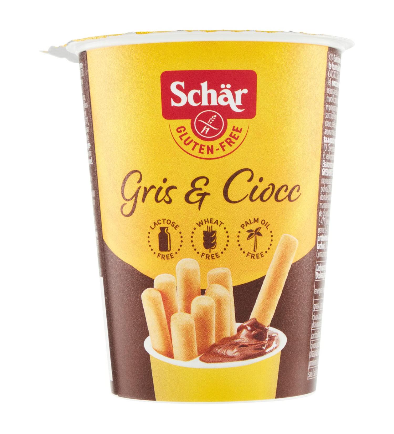 Buy 6x Schar Gris & Ciocc Gluten-Free Grissini with Cocoa Cream - Delicious 52g Snack for International Shipping - Buy Online on SooperMarket.com