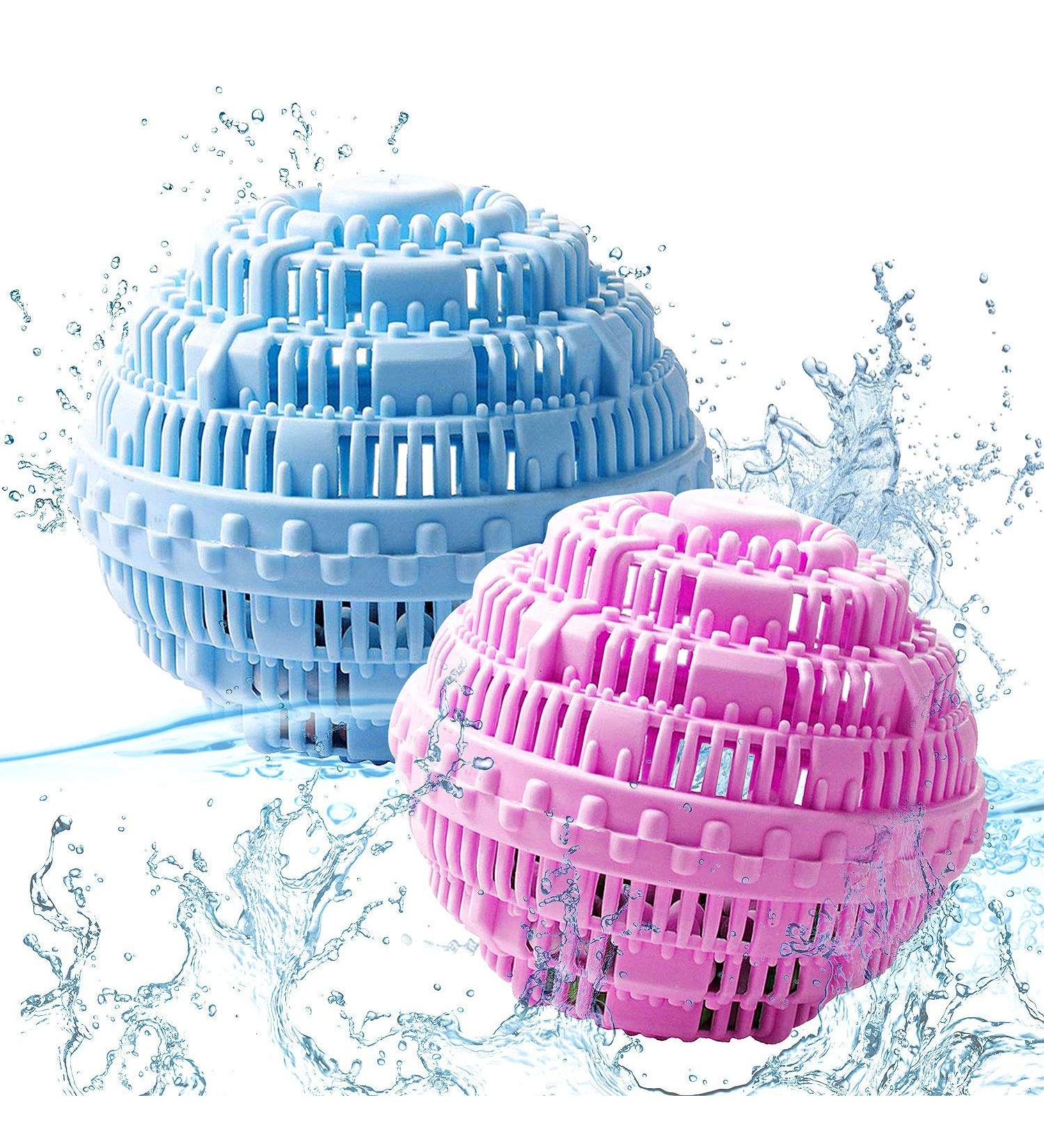 WELLXUNK Super Laundry Washing Ball All Natural Detergent Alternative Washing Balls for Washing Machine Eco Friendly Reusable 1000 Washes for Easy to Use Clean & Soften Clothes Wash Ball - Buy Online on SooperMarket.com