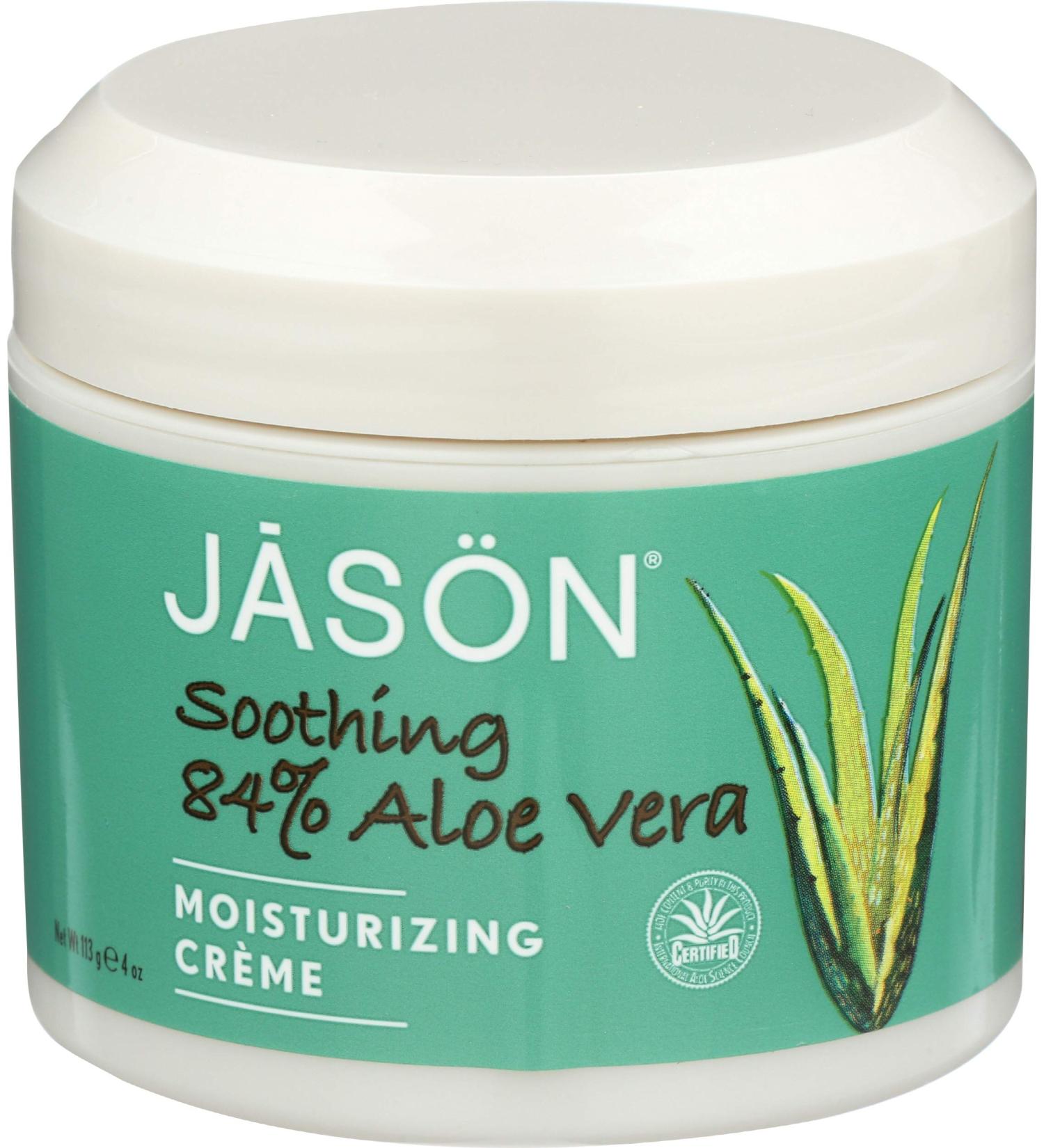 Jason Natural Aloe Vera 84% Moisturizing Creme 4 oz | Hydrating Skin Care - Buy Online on SooperMarket.com