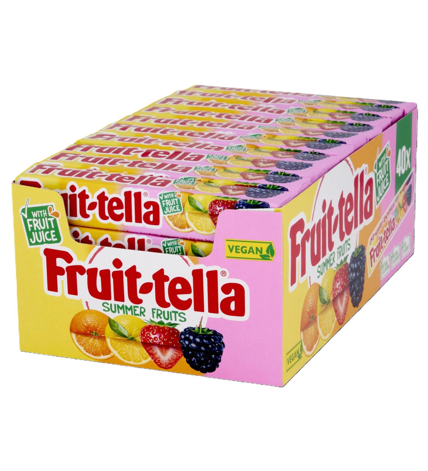 Fruittella Summer Fruits Stick Soft Chew Sweets 41 g (Pack of 40) Summer Fruits Pack of 40 - Buy Online on SooperMarket.com