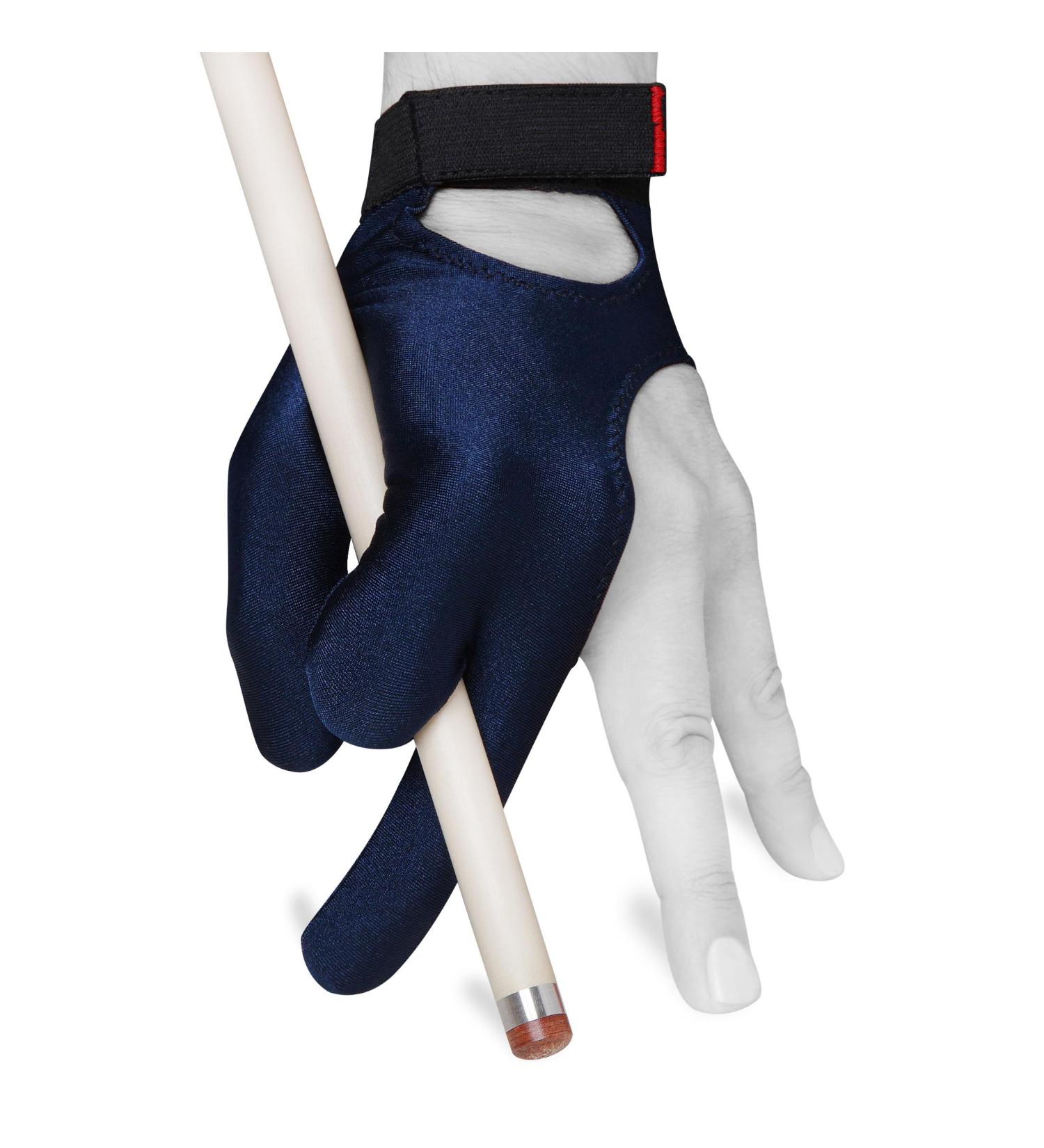 Fortuna Billiard Glove - Classic Blue for Left Hand (X-Large) with Strap - Buy Online on SooperMarket.com