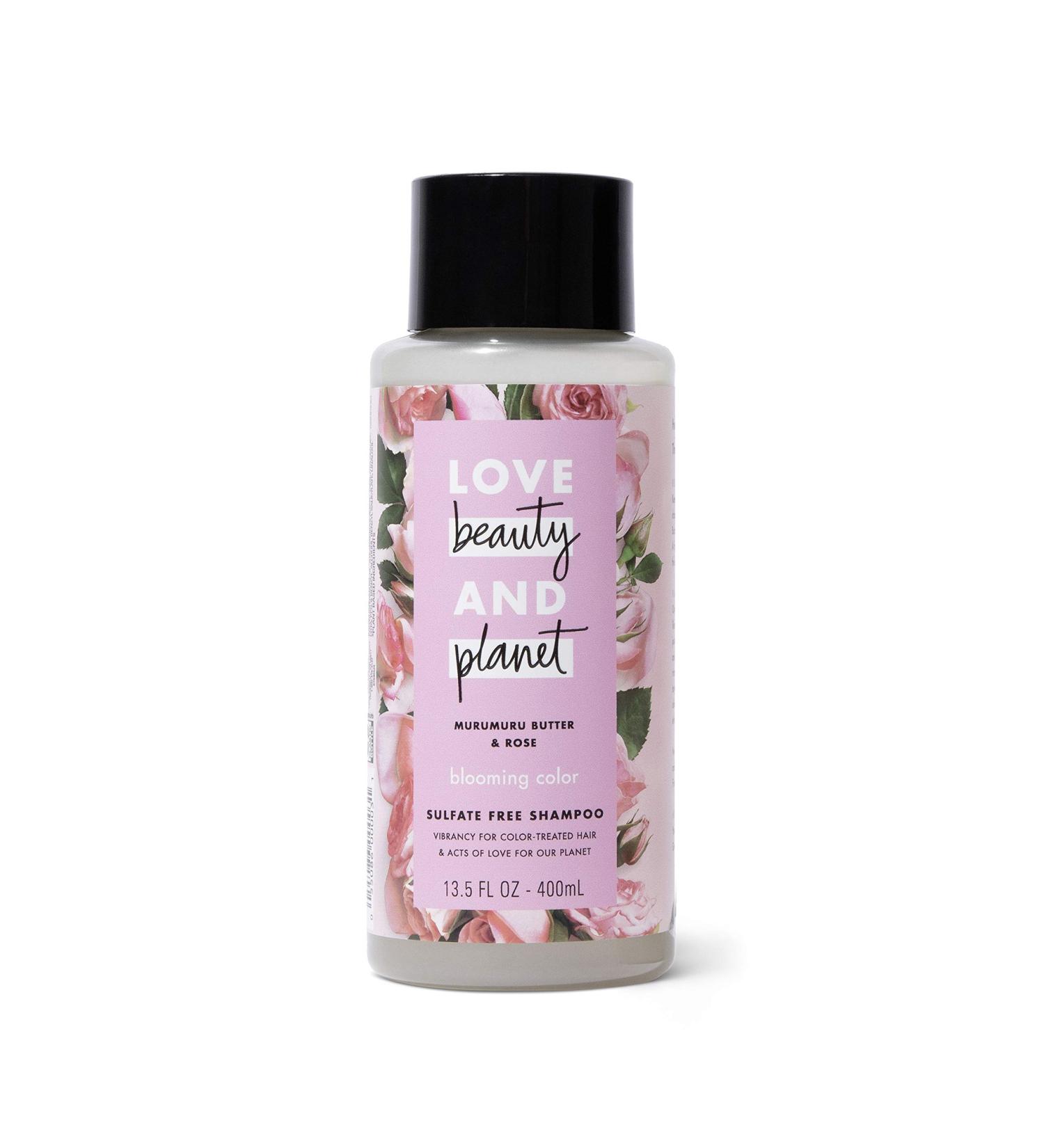 Love Beauty and Planet Blooming Color Shampoo 13.5 oz | Vegan Sulfate-Free Paraben-Free for Color-Treated Hair | Murumuru Butter & Rose - Buy Online on SooperMarket.com