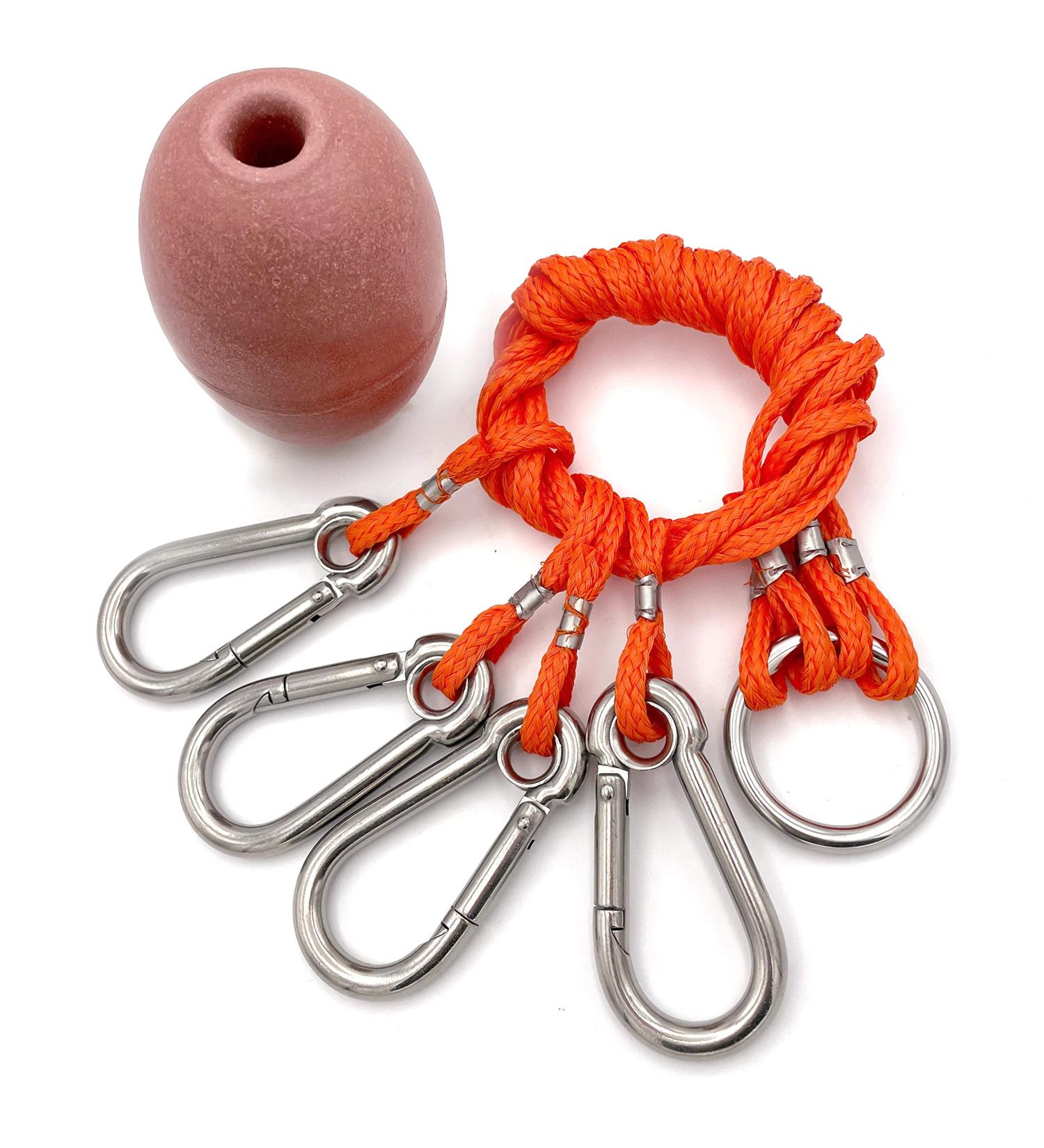 AirFly 4 Arm Harness Crab Trap Combo | 304 Stainless Steel Hooks & Buoy Float - Buy Online on SooperMarket.com