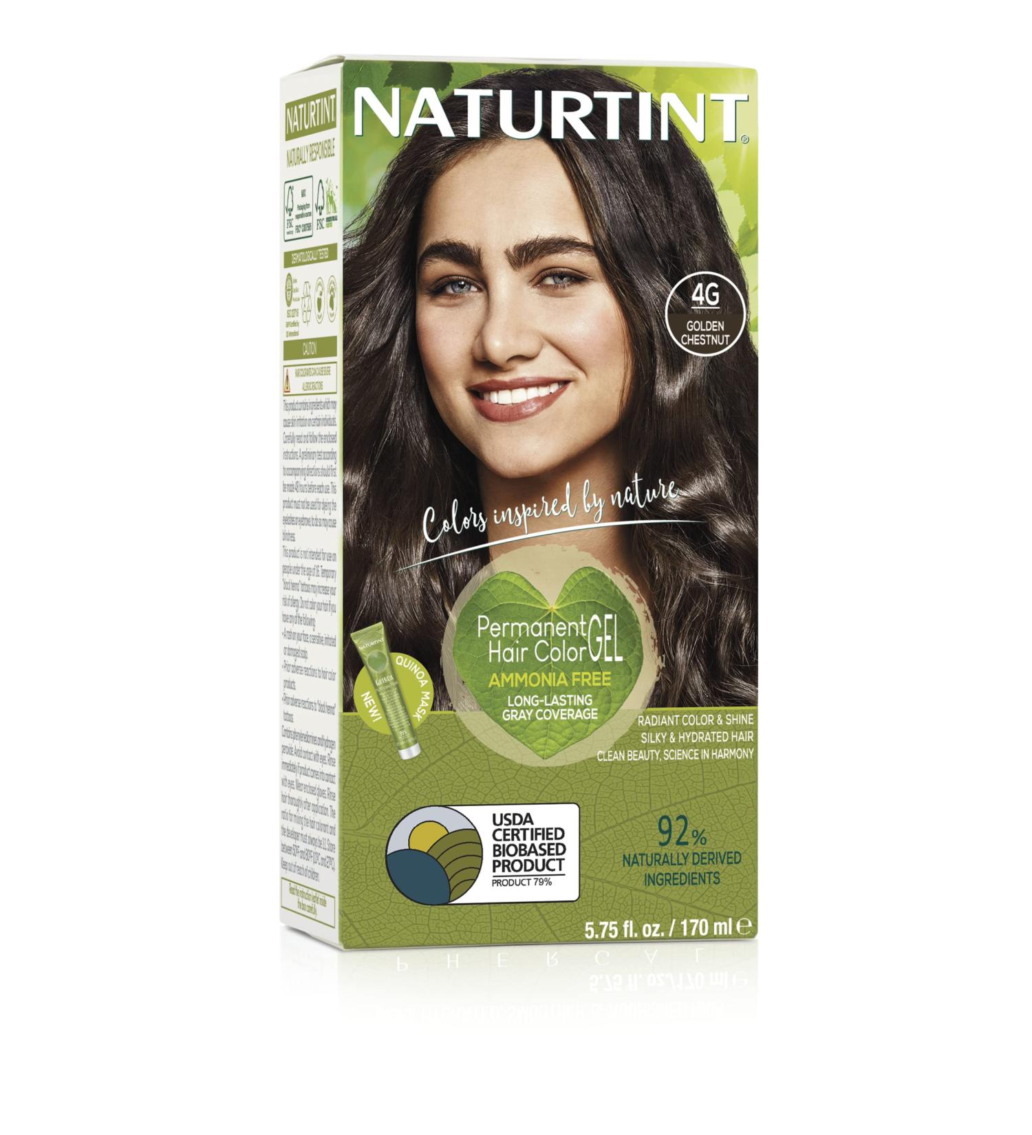 NATURTINT 4G Golden Chestnut Hair Color | Organic & Gentle Formula - 5.75 oz | Shop Internationally - Buy Online on SooperMarket.com