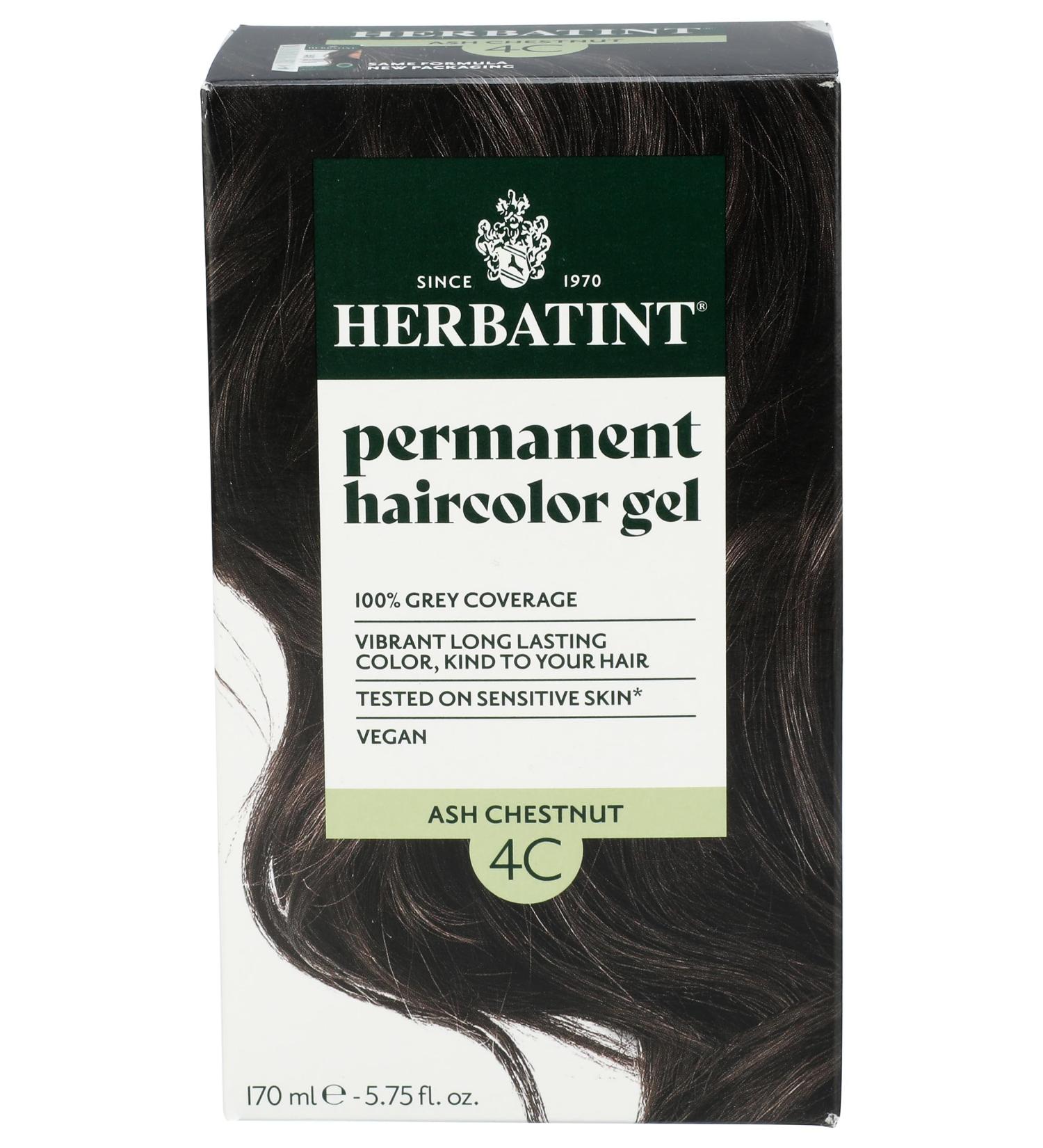 HERBATINT 4C Chestnut Permanent Hair Colour - 4 OZ | Natural Vegan Hair Dye for International Shipping - Buy Online on SooperMarket.com