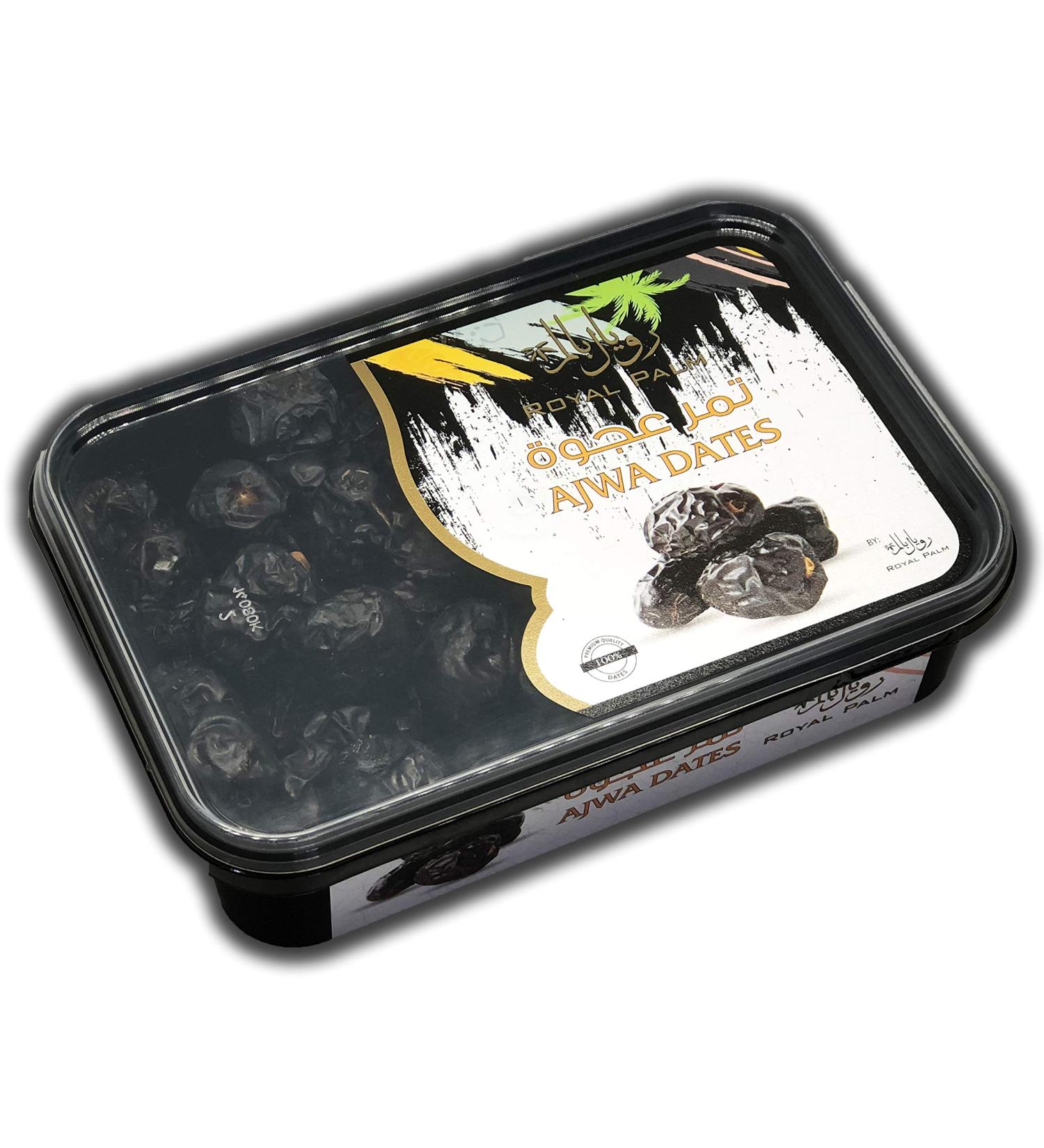Al Madina Ajwa Dates - Premium Quality 16 oz (1 lb) - 454 g | Buy Online - Buy Online on SooperMarket.com