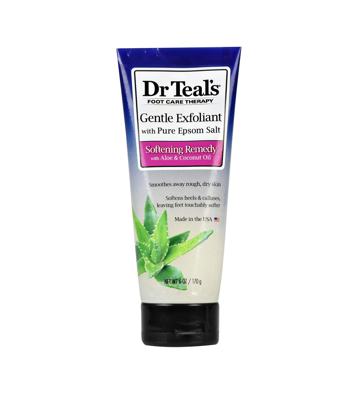 Dr. Teals Foot Scrub With Aloevera & Coconut Oil 6 Oz,Pack of 3