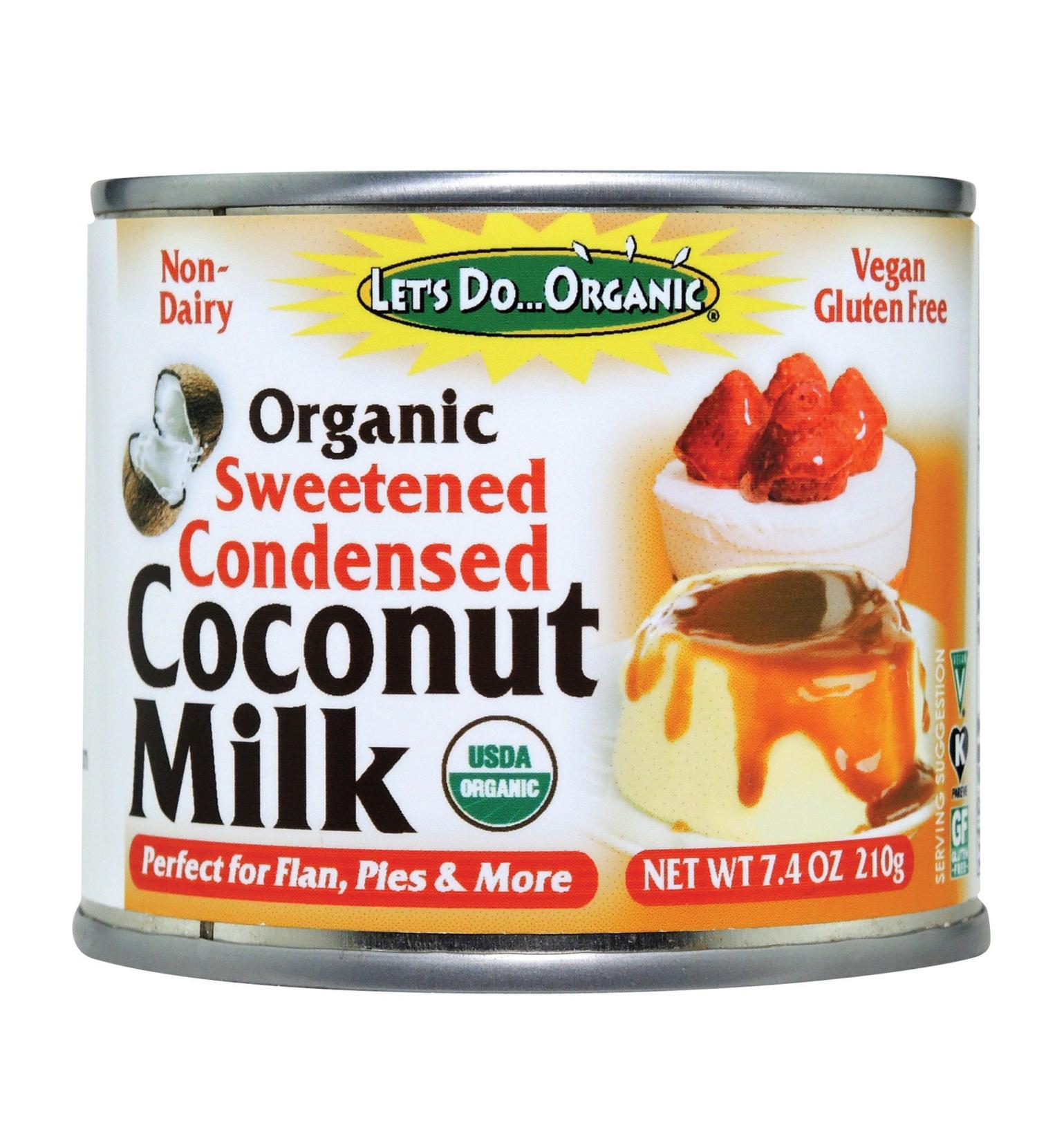Let's Do...Organic Sweetened Condensed Coconut Milk, 7.4 Ounce Cans (Pack of 6)