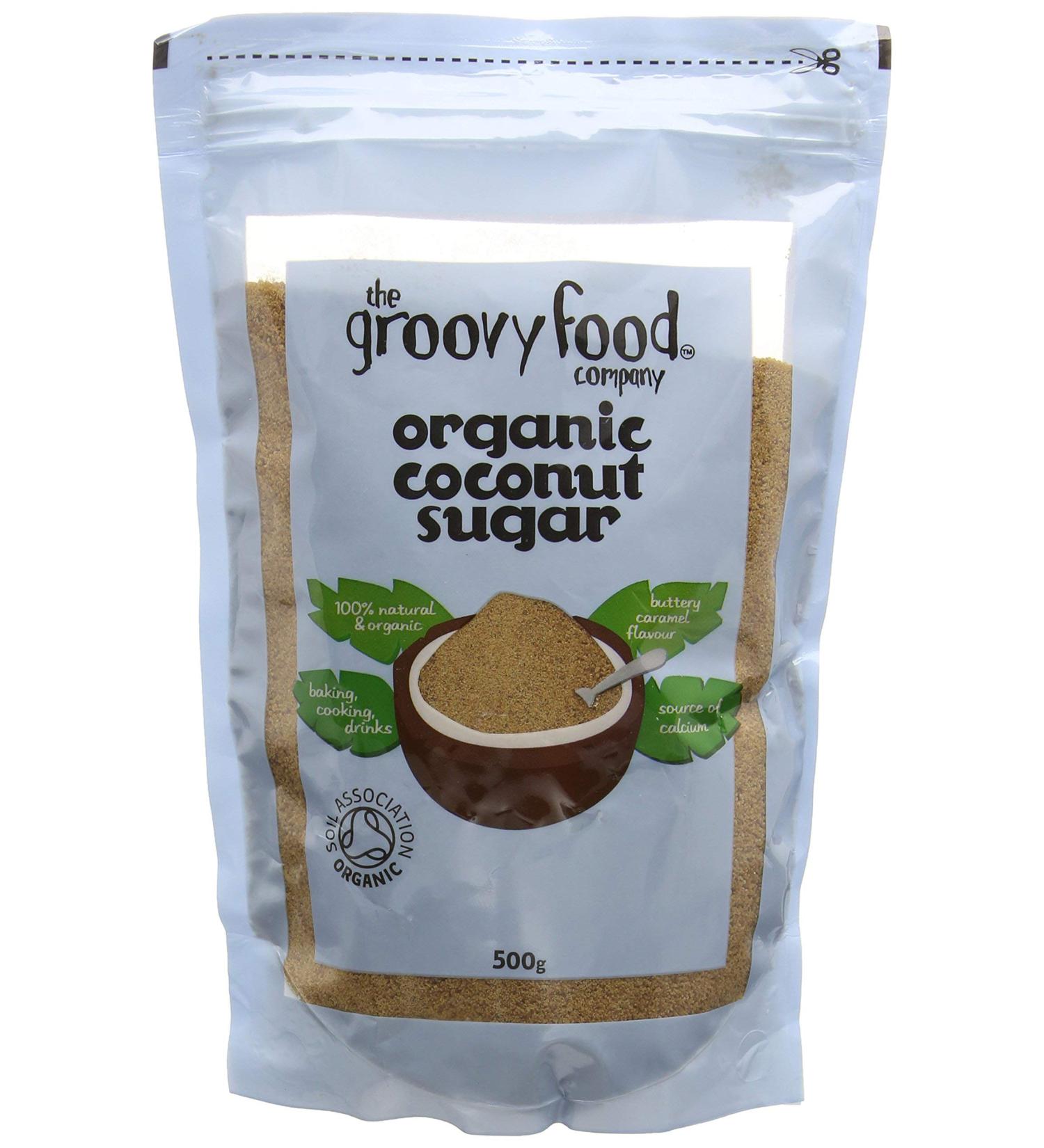 The Groovy Food Company Organic Coconut Sugar 500g - Natural Sweetener for Healthy Living - Buy Online on SooperMarket.com