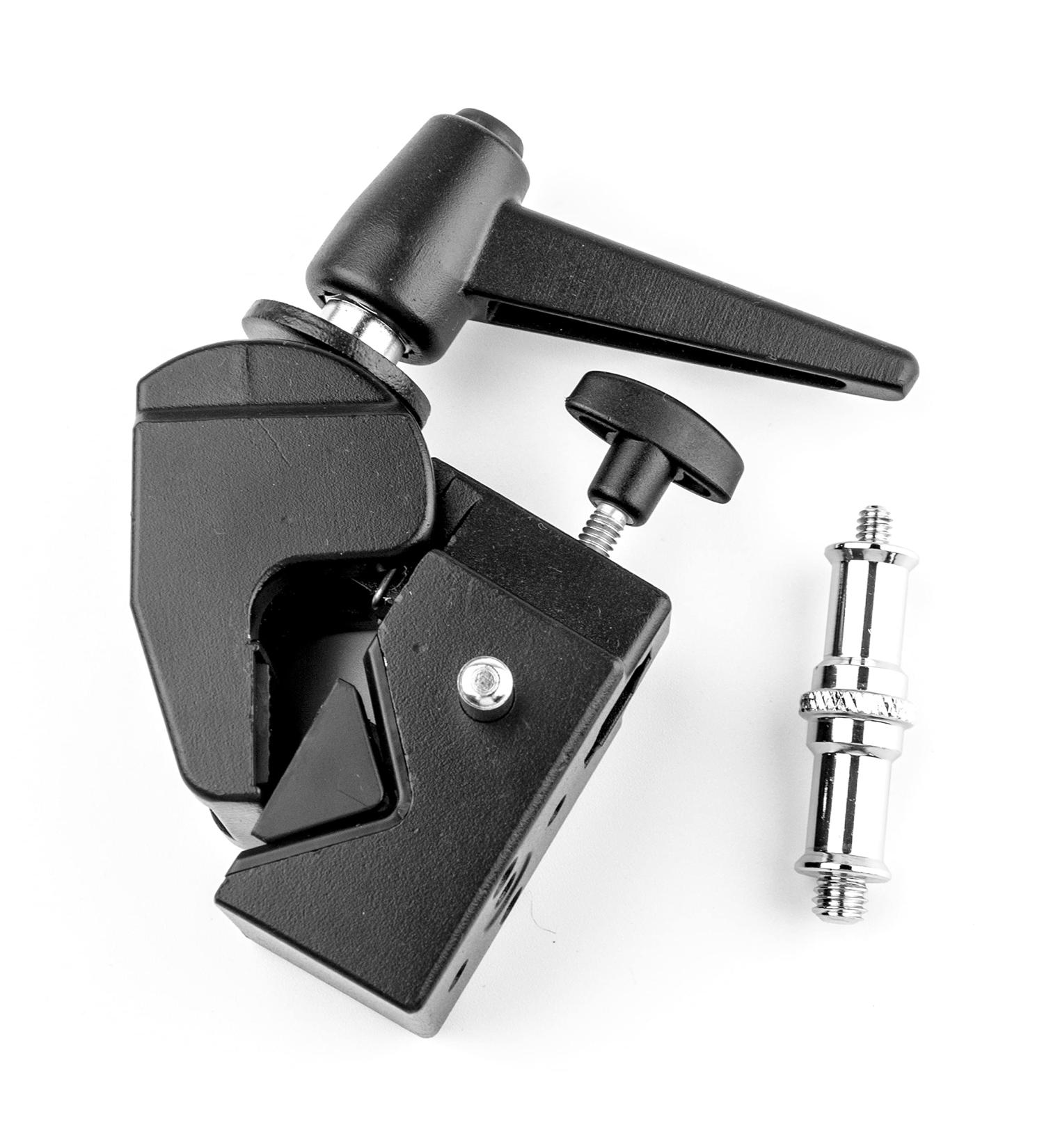 PHOCUS Multi-Function Super Clamp with Standard Stud for Photography and Video - Studio Lighting Accessory - Buy Online on SooperMarket.com