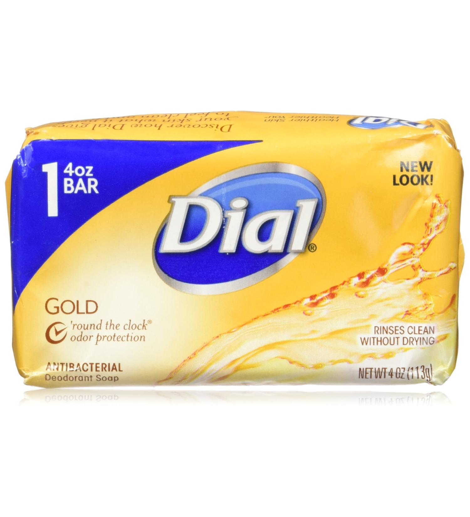 Dial Gold Bar Soap 4 oz - Cleansing and Moisturizing Formula - Buy Online on SooperMarket.com