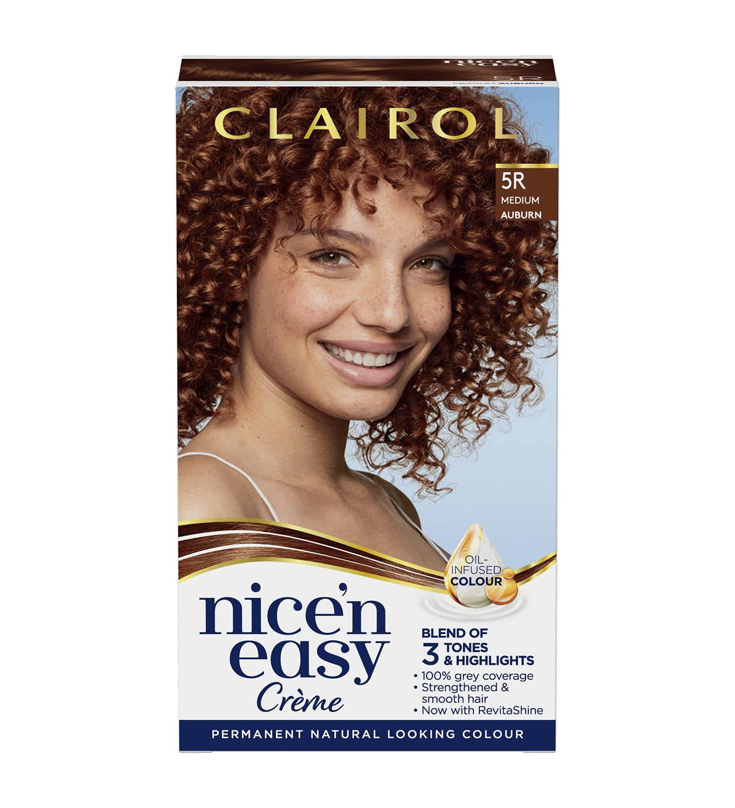 Clairol Nice'n Easy Cr me Oil-Infused Hair Dye 5R Medium Auburn - 1 Count - Buy Online on SooperMarket.com