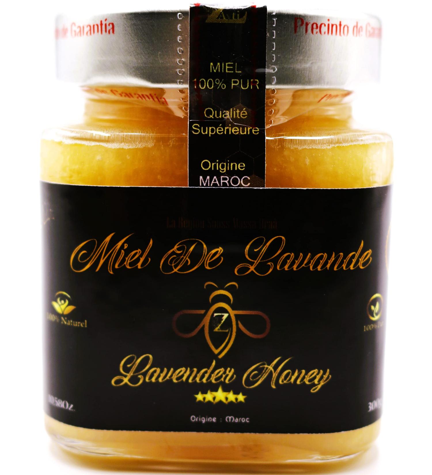 Lavender Raw Creamy Honey - 300g - Collected in Morocco - Buy Online on SooperMarket.com