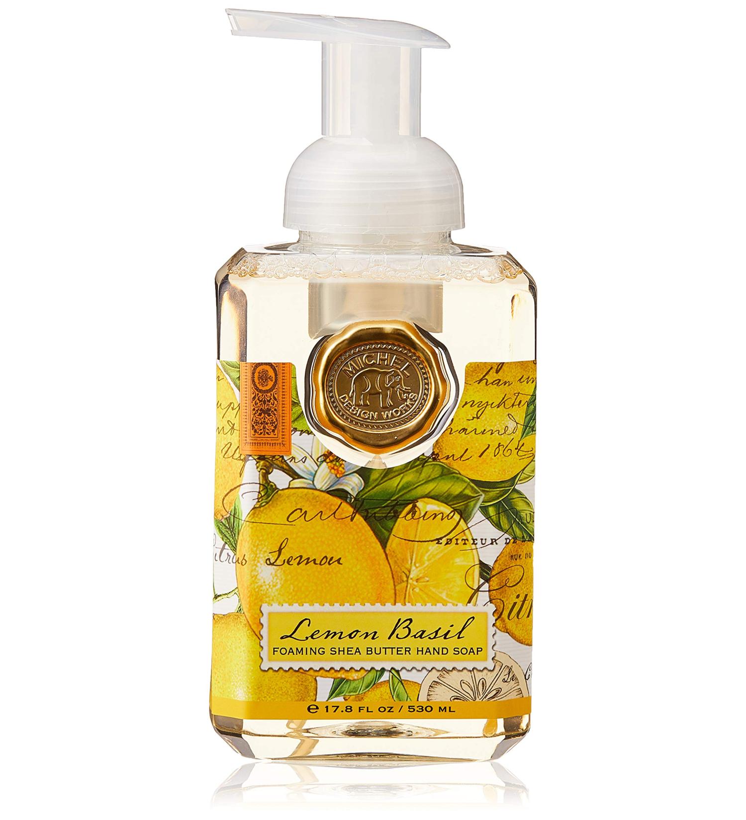 Michel Design Works Lemon Basil Foaming Hand Soap - Luxurious and Refreshing - Buy Online on SooperMarket.com
